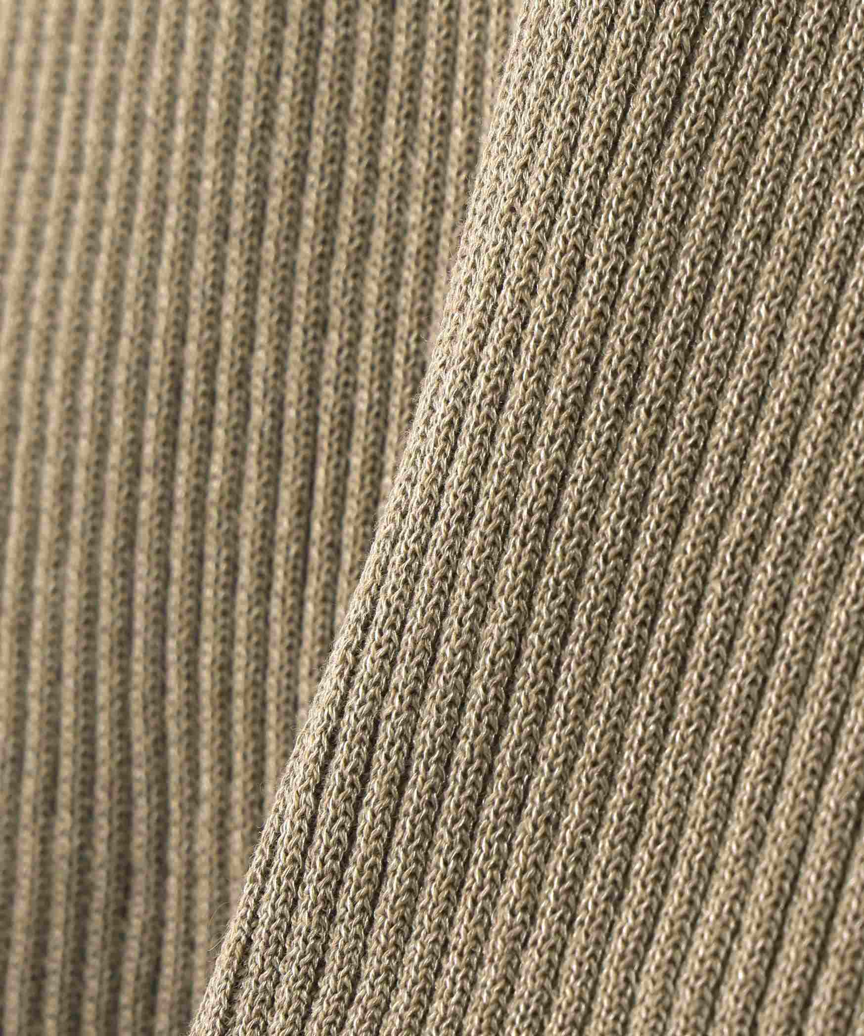 チェックニットキャミワンピースセット ネイビー系2