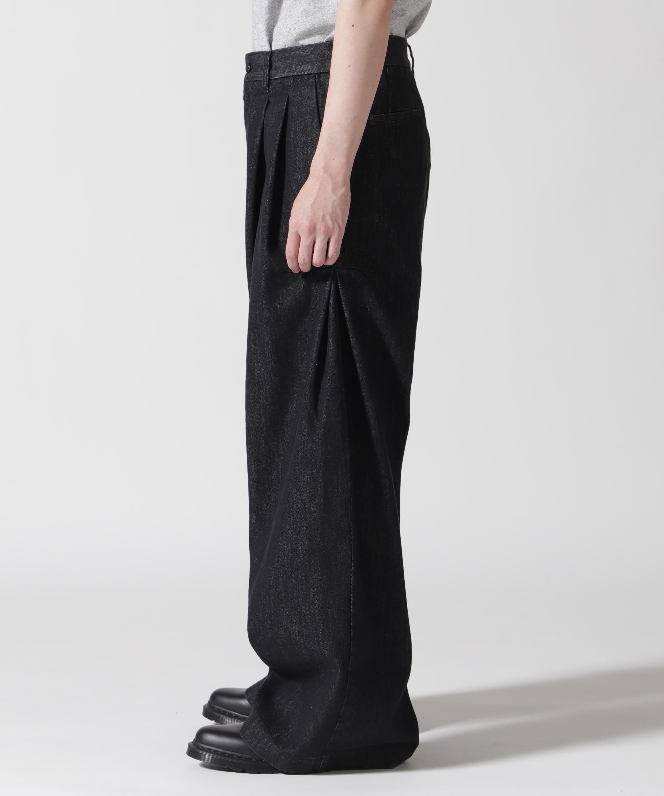 うーページです Toironier/トワロニエ/Denim 2Tuck Side Tuck Pants