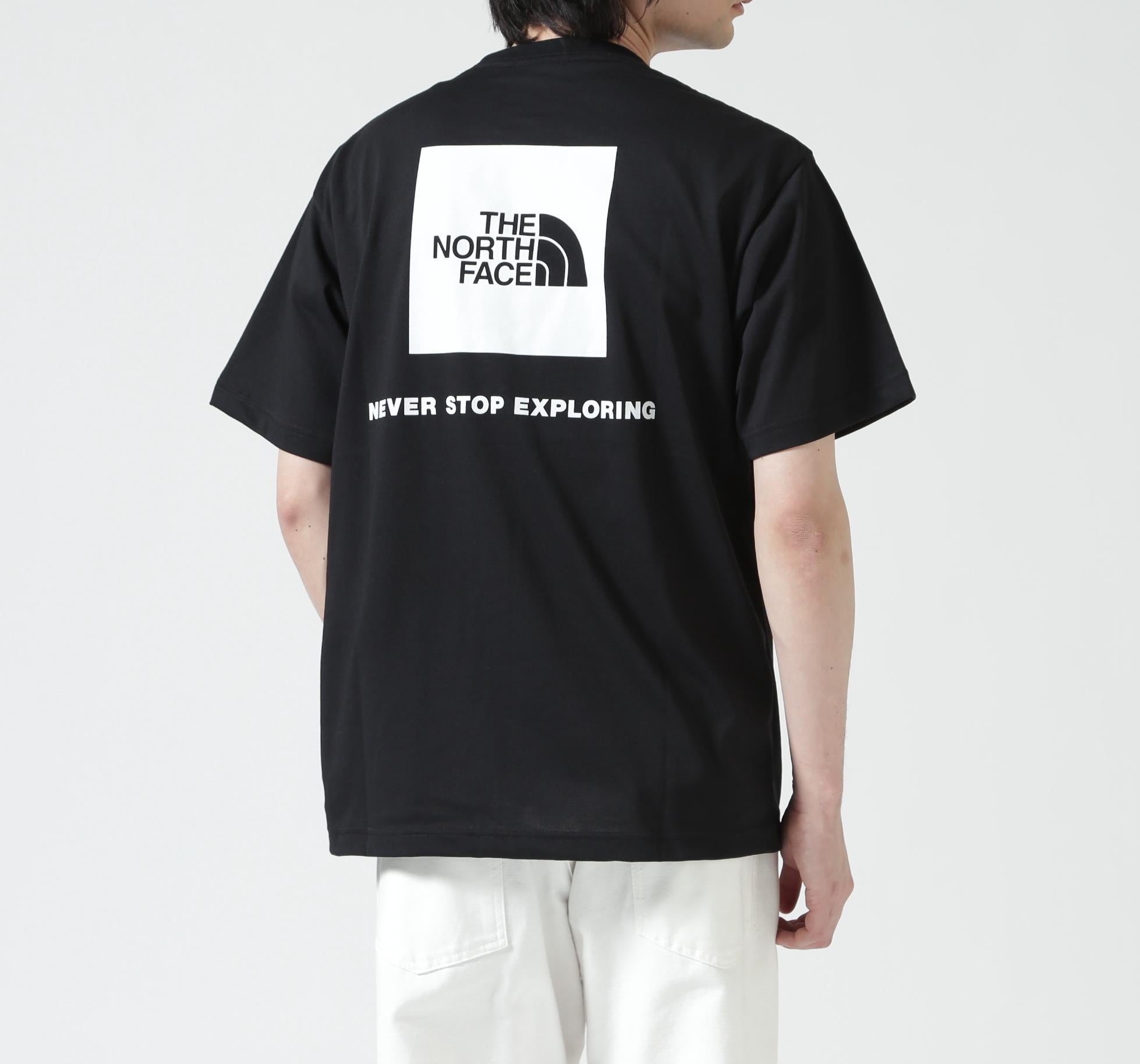 THE NORTH FACE /ザ・ノース・フェイス　S/S Back Square Logo Tee バックスクエアロゴティー ブラック