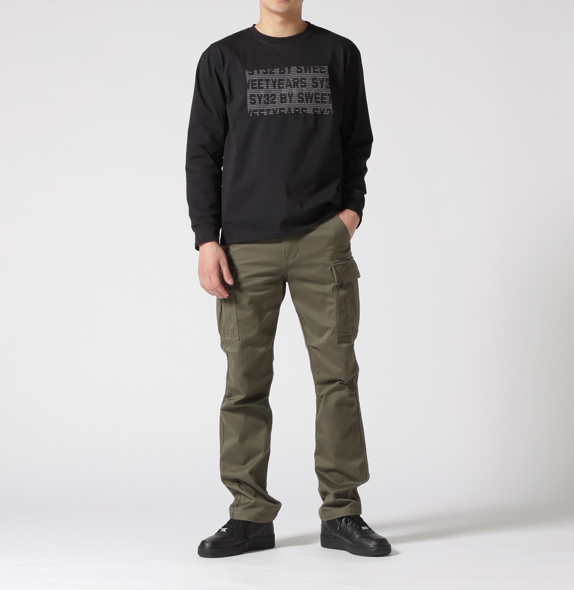SY32 y SWEET YEA>S /JACQUA>D EMROSS LOGO L/S T ブラック