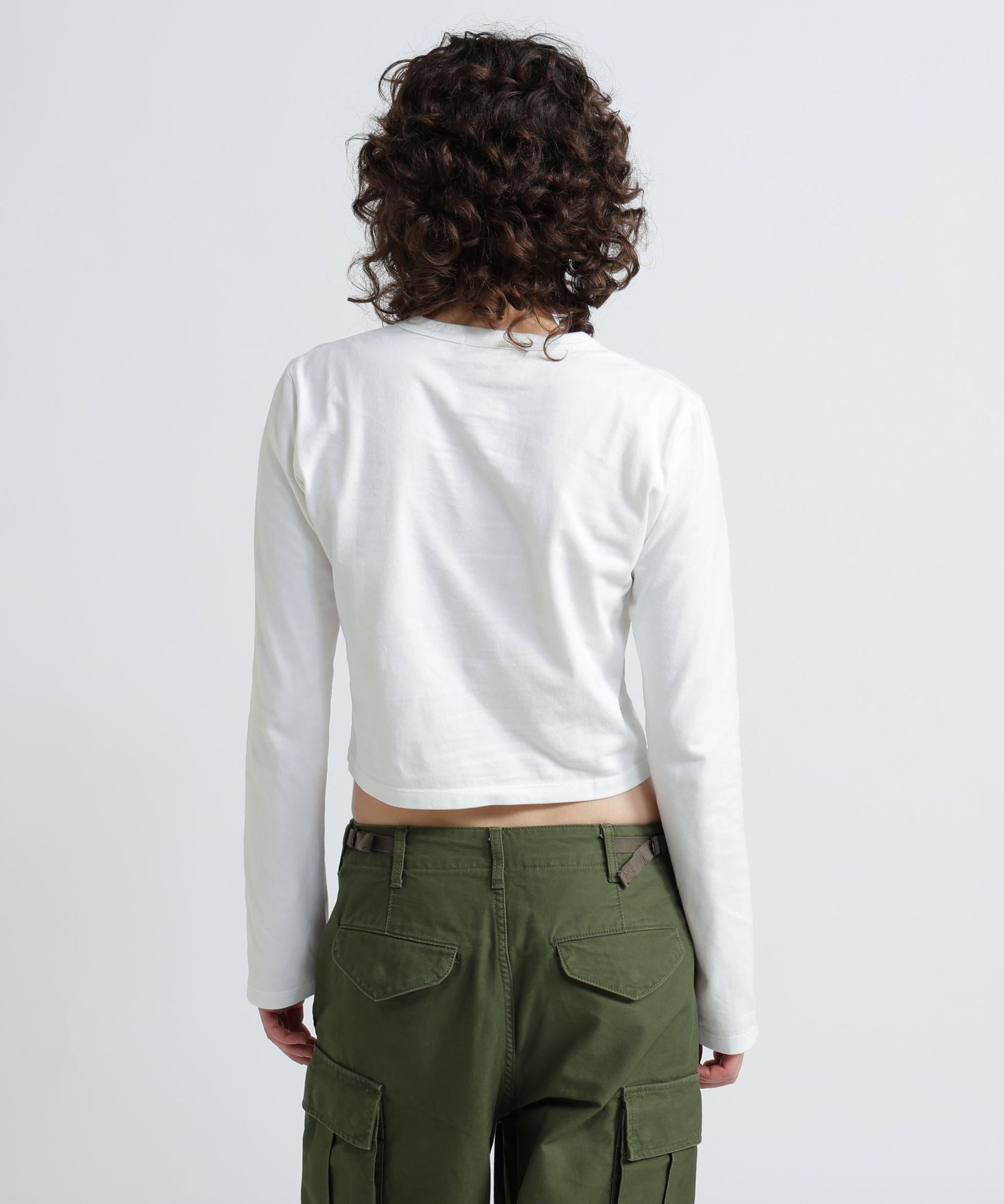 《WOMAN/直営店限定》SHO>T EMR>OIDE>Y LOGO T-SHI>T オフホワイト3