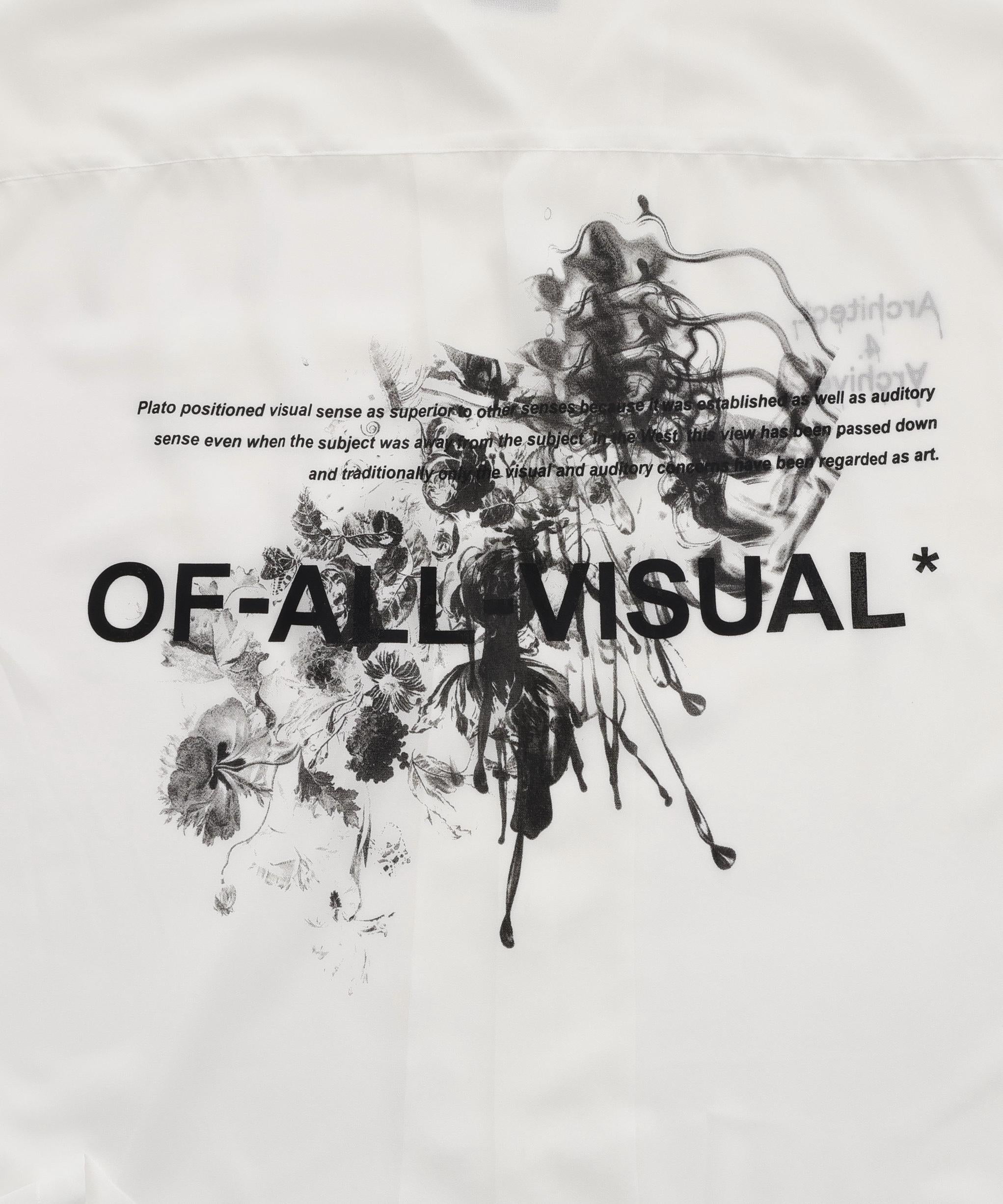 A4A/エーフォーエー/PAINT S/S SHIRTS ホワイト