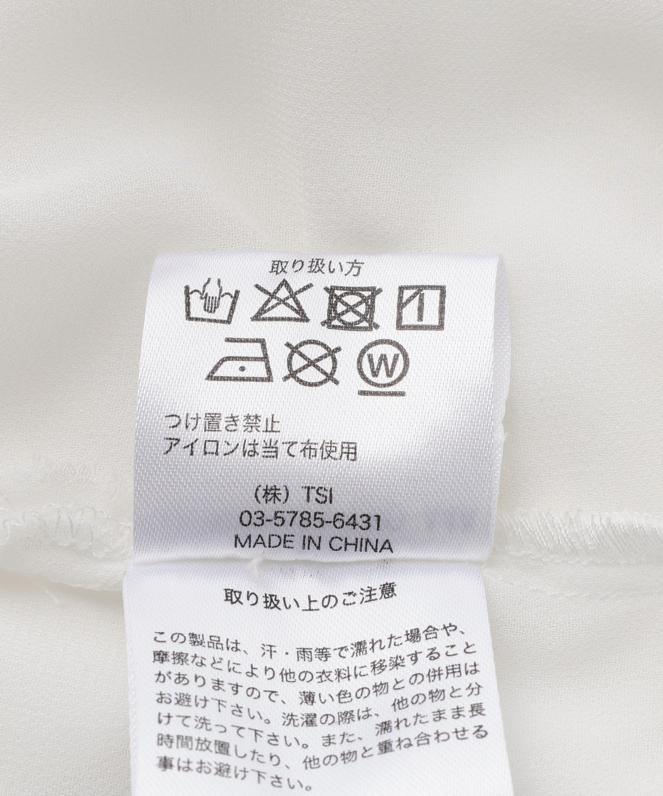 A4A/エーフォーエー/PAINT S/S SHIRTS ホワイト