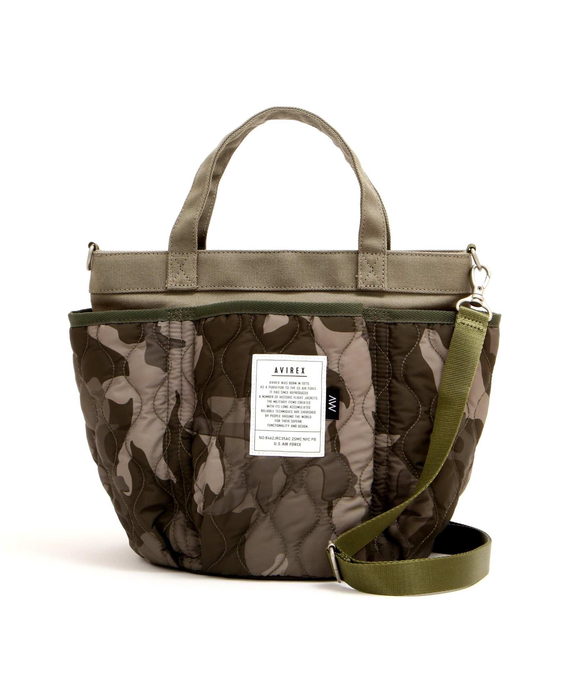 《限定》QUILTING GA>DENING TOTE RAG/キルティングガーデニングトート オリーブカモ1