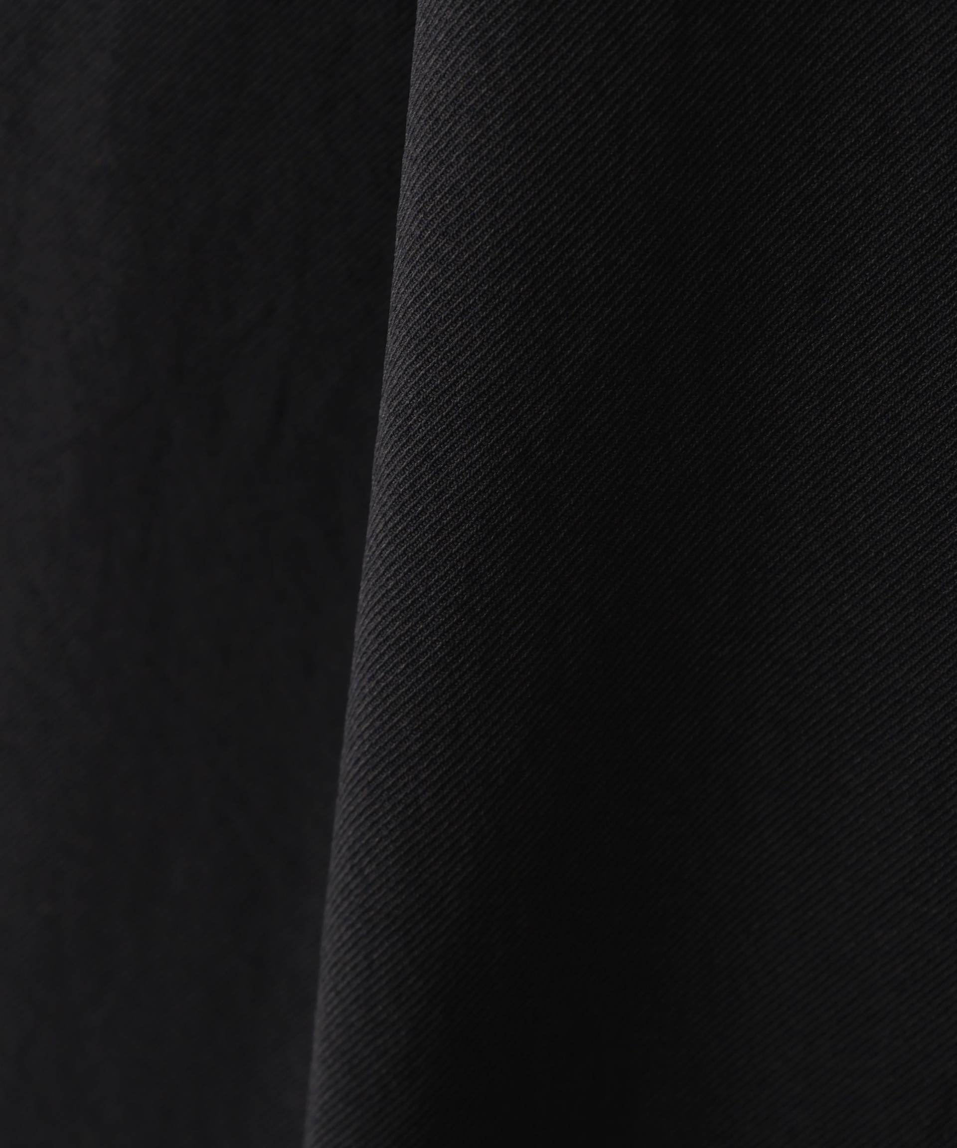 ◆Ｔ／ＴＡツイルラップ風ノースリーブワンピース ブラック