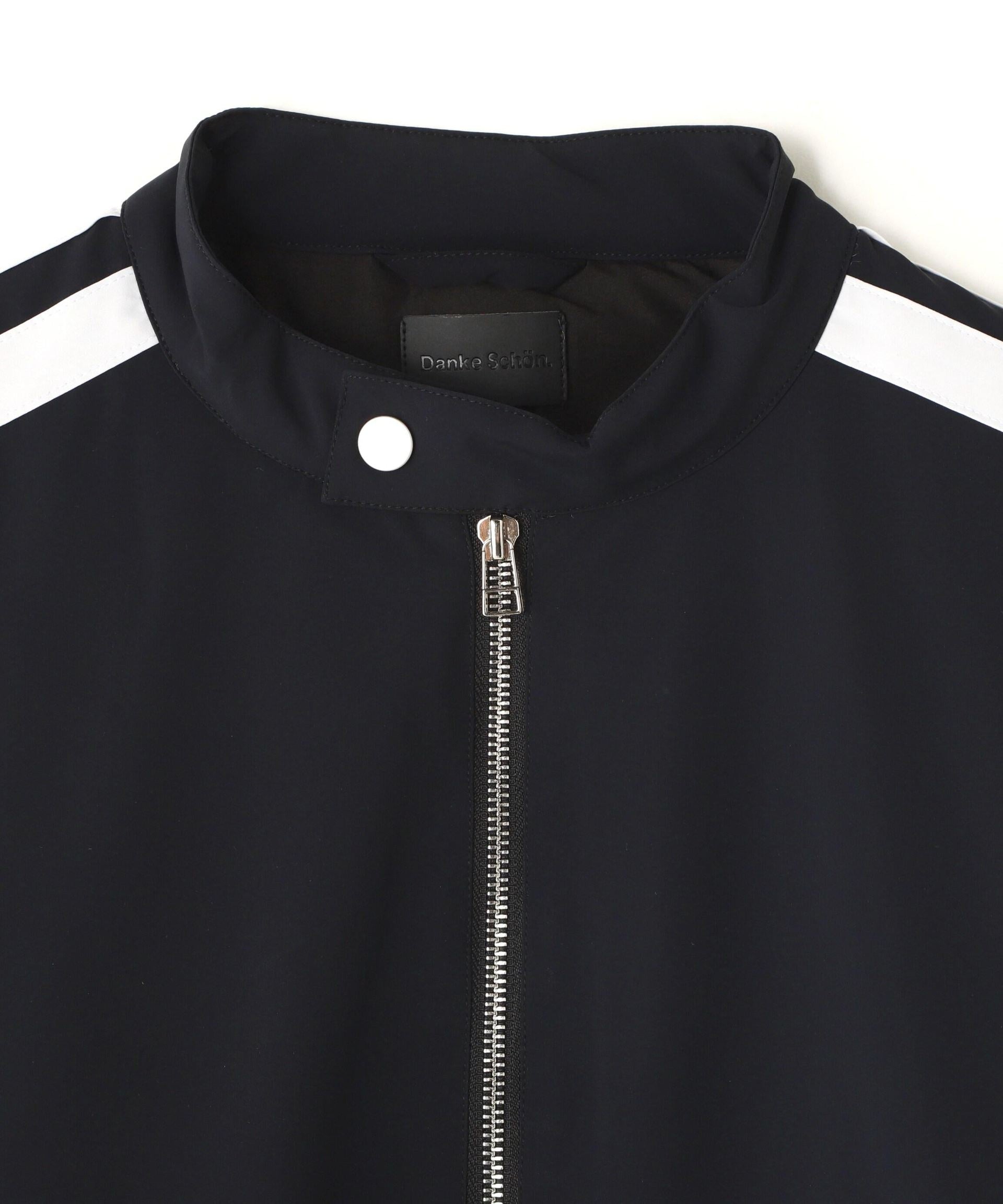 DankeSchon/ダンケシェーン/LAYE>NYLON MOTO JACKET ブラック