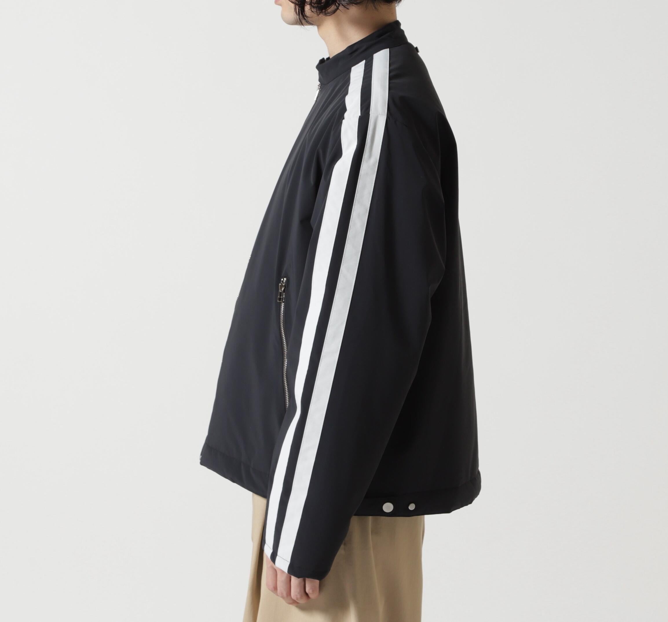DankeSchon/ダンケシェーン/LAYE>NYLON MOTO JACKET ブラック