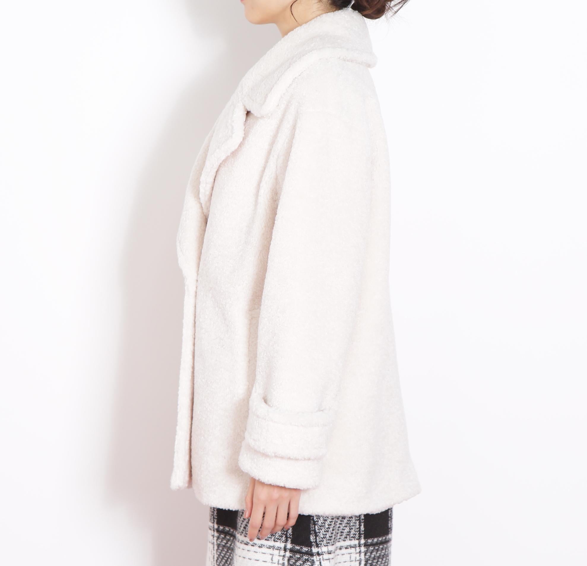 くるくるボアコート エクリュ