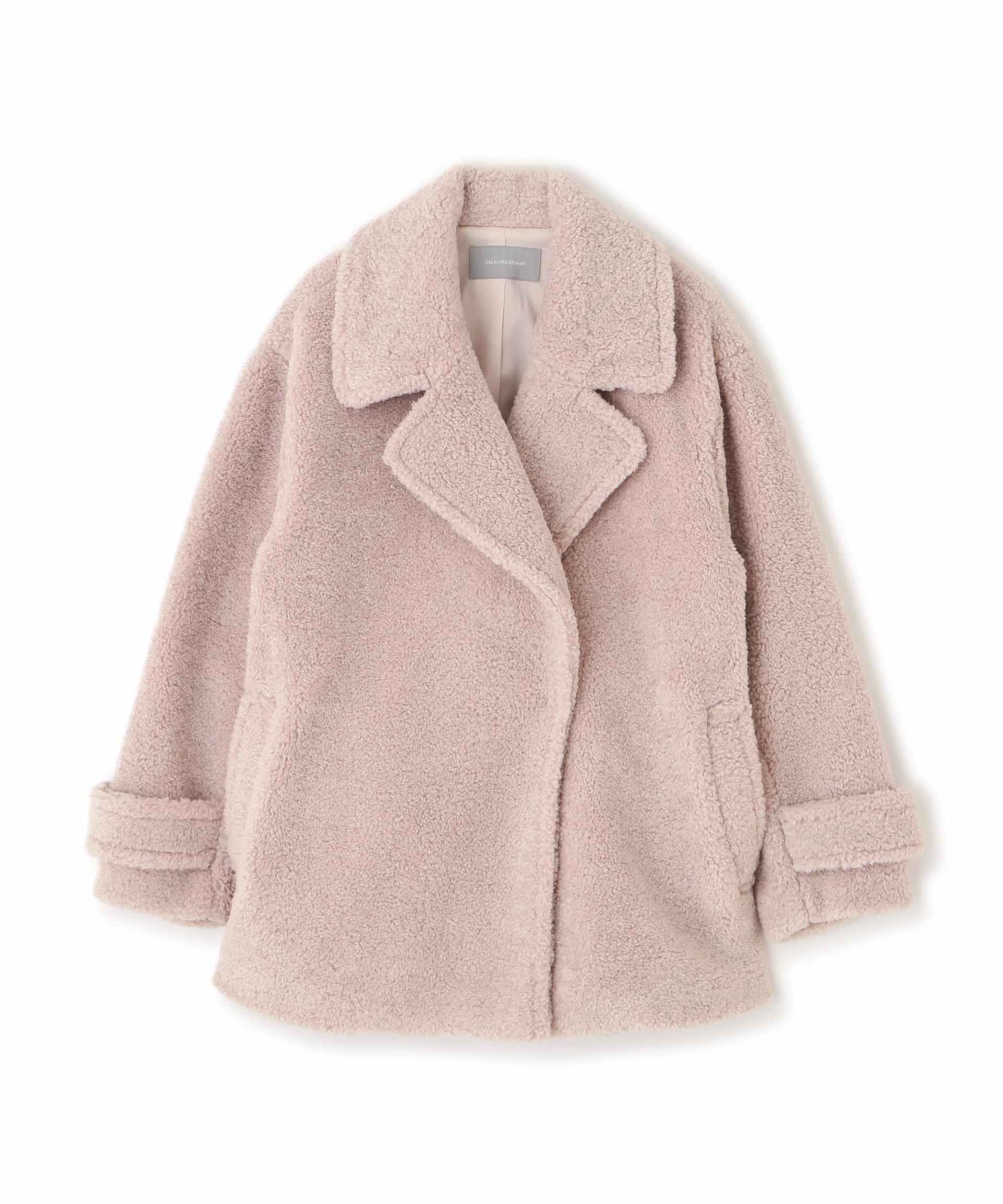 くるくるボアコート ベージュ