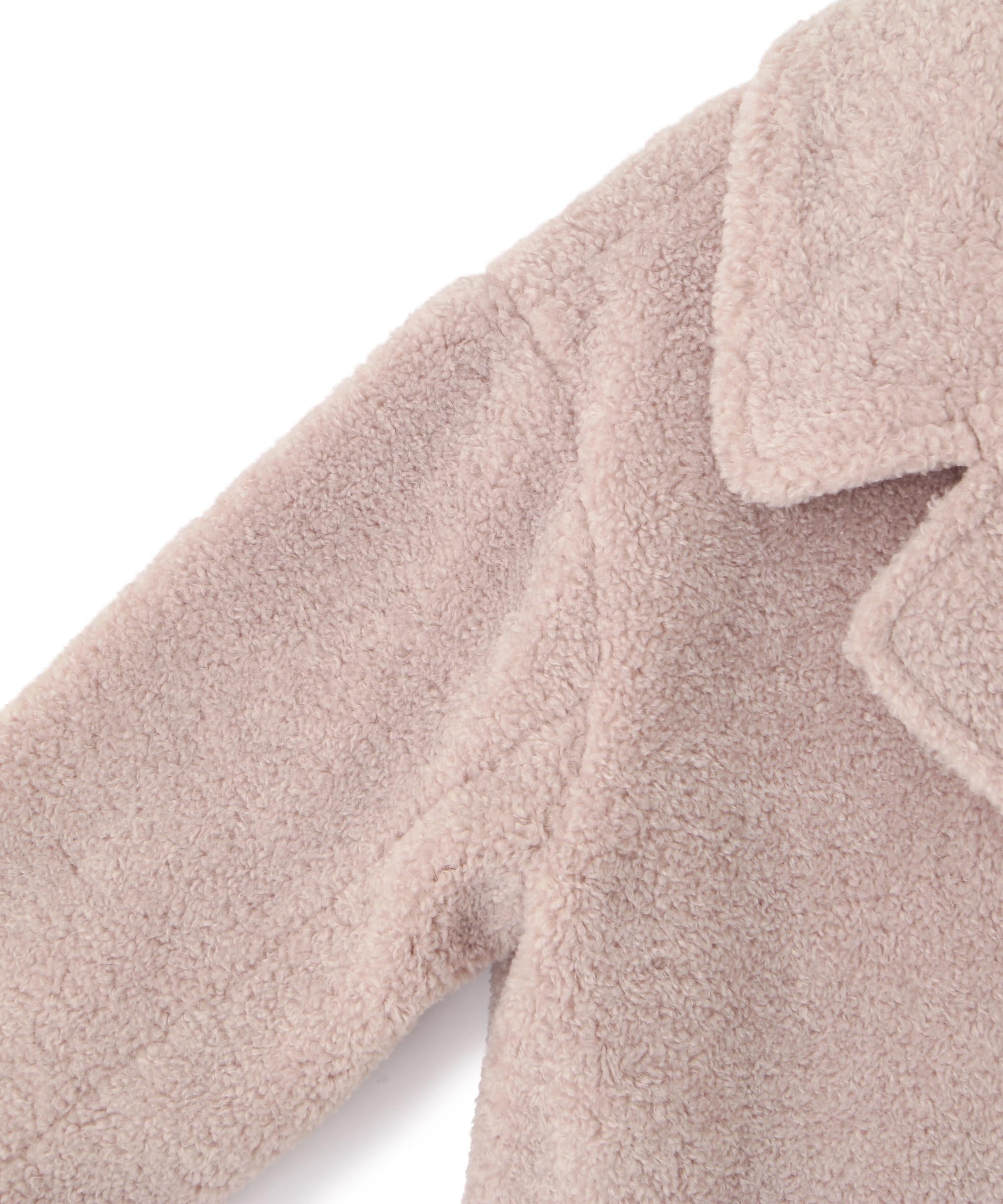 くるくるボアコート ベージュ