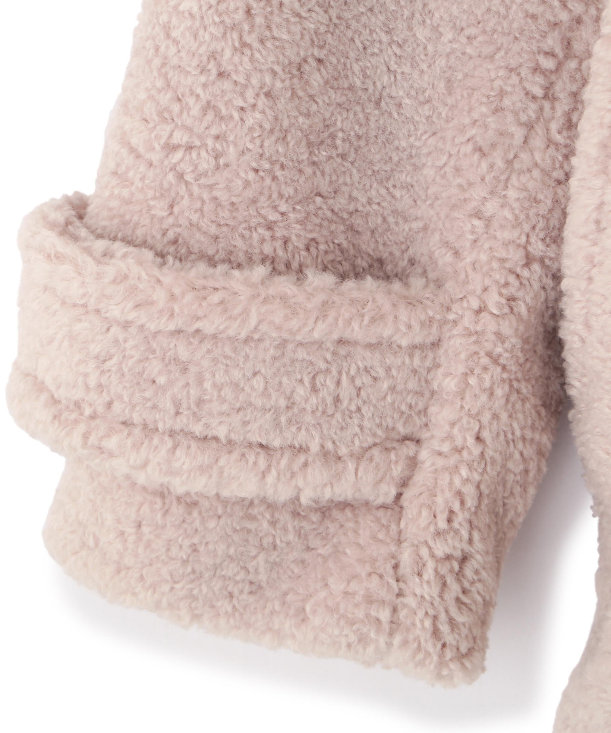 くるくるボアコート ベージュ