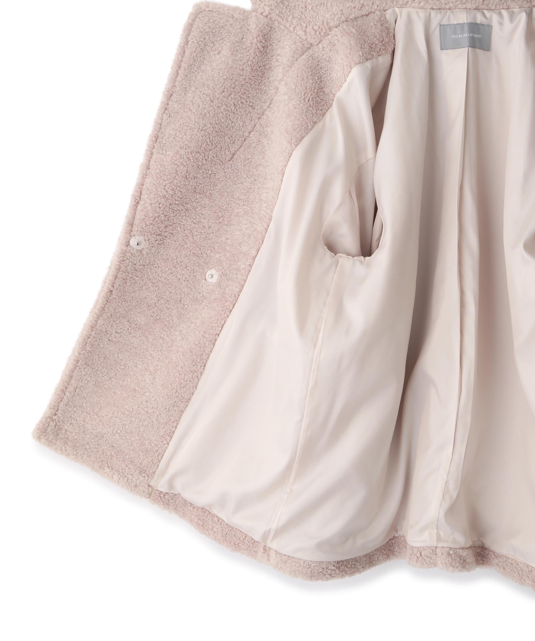 くるくるボアコート ベージュ