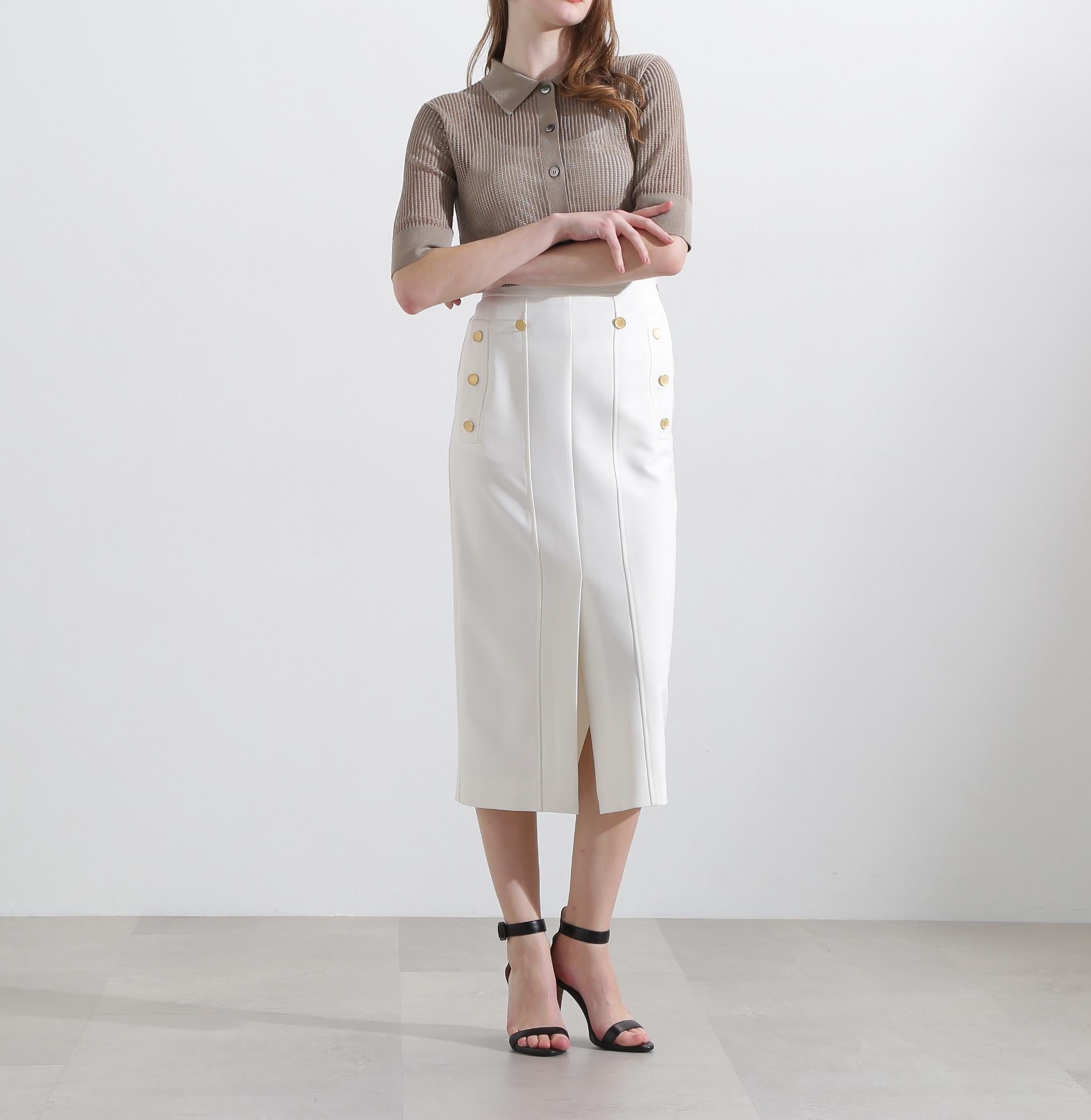 ◆シアーコンビカーディガン モカ6