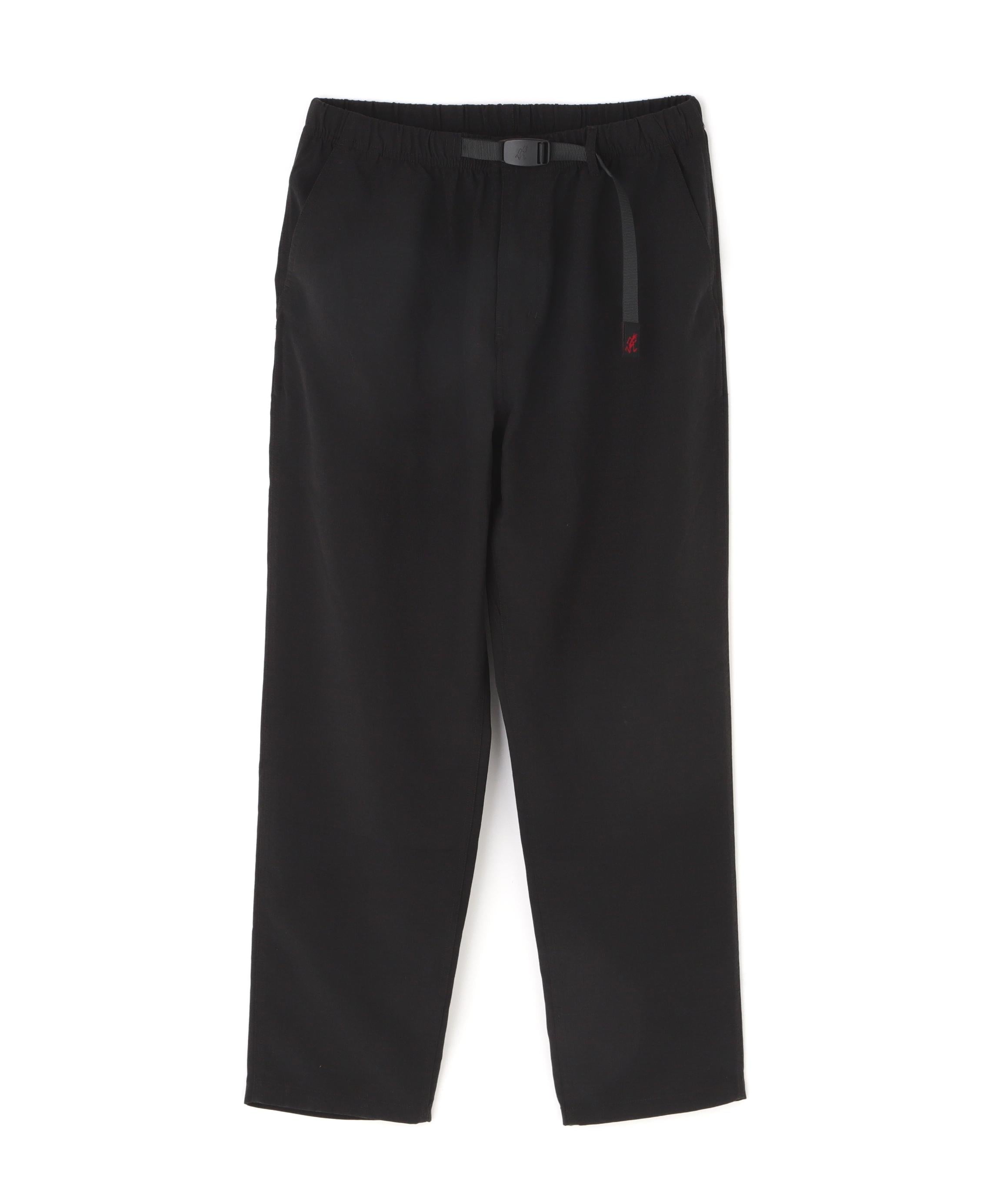 G>AMICCI/グラミチ LINEN RLEND EASY TAPE>ED PANT  ブラック