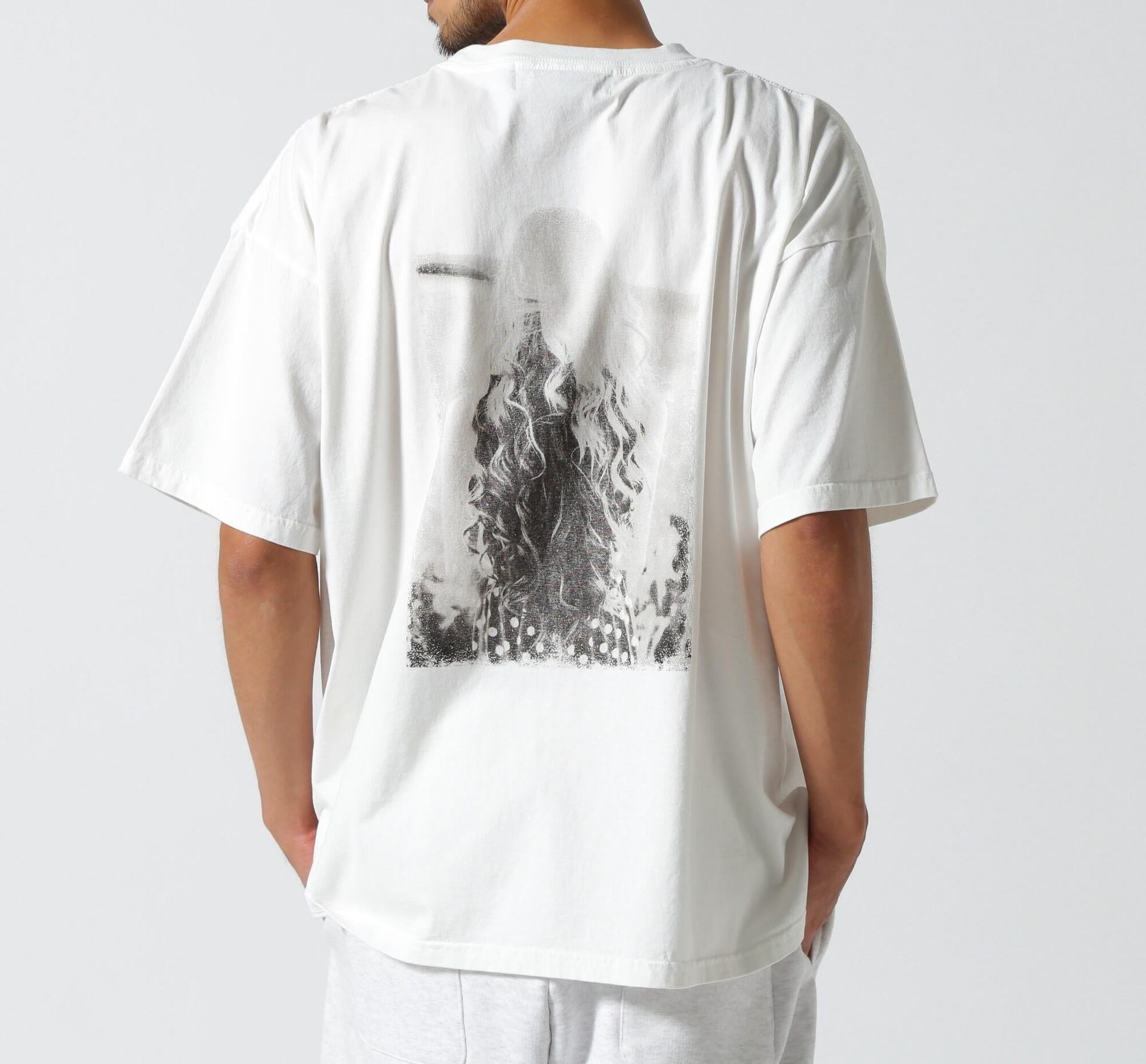 >EMI >ELIEF<レミレリーフ 別注製品染め 25/-天竺RIGサイズT<PHOTO ホワイト