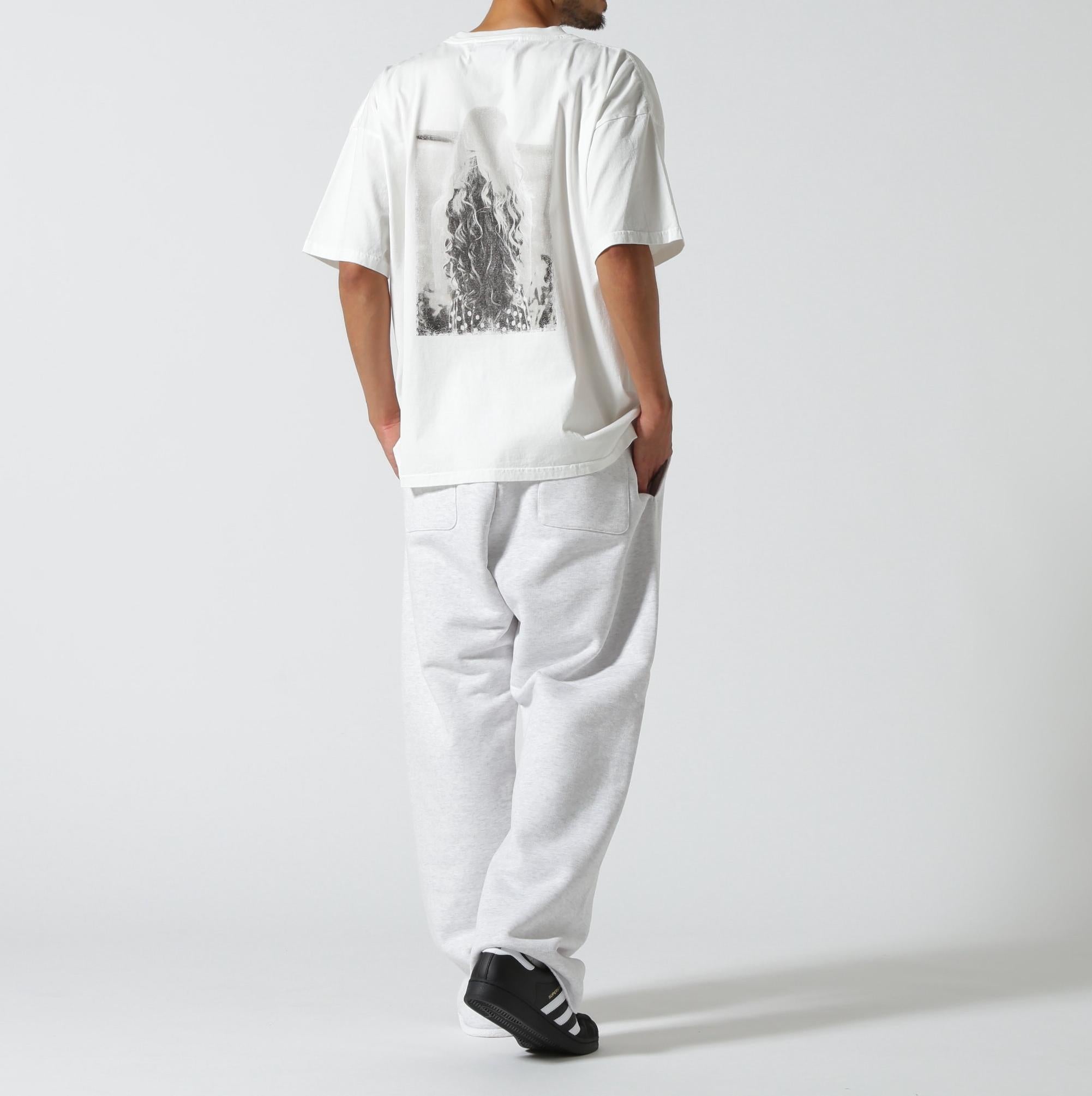 >EMI >ELIEF<レミレリーフ 別注製品染め 25/-天竺RIGサイズT<PHOTO ホワイト