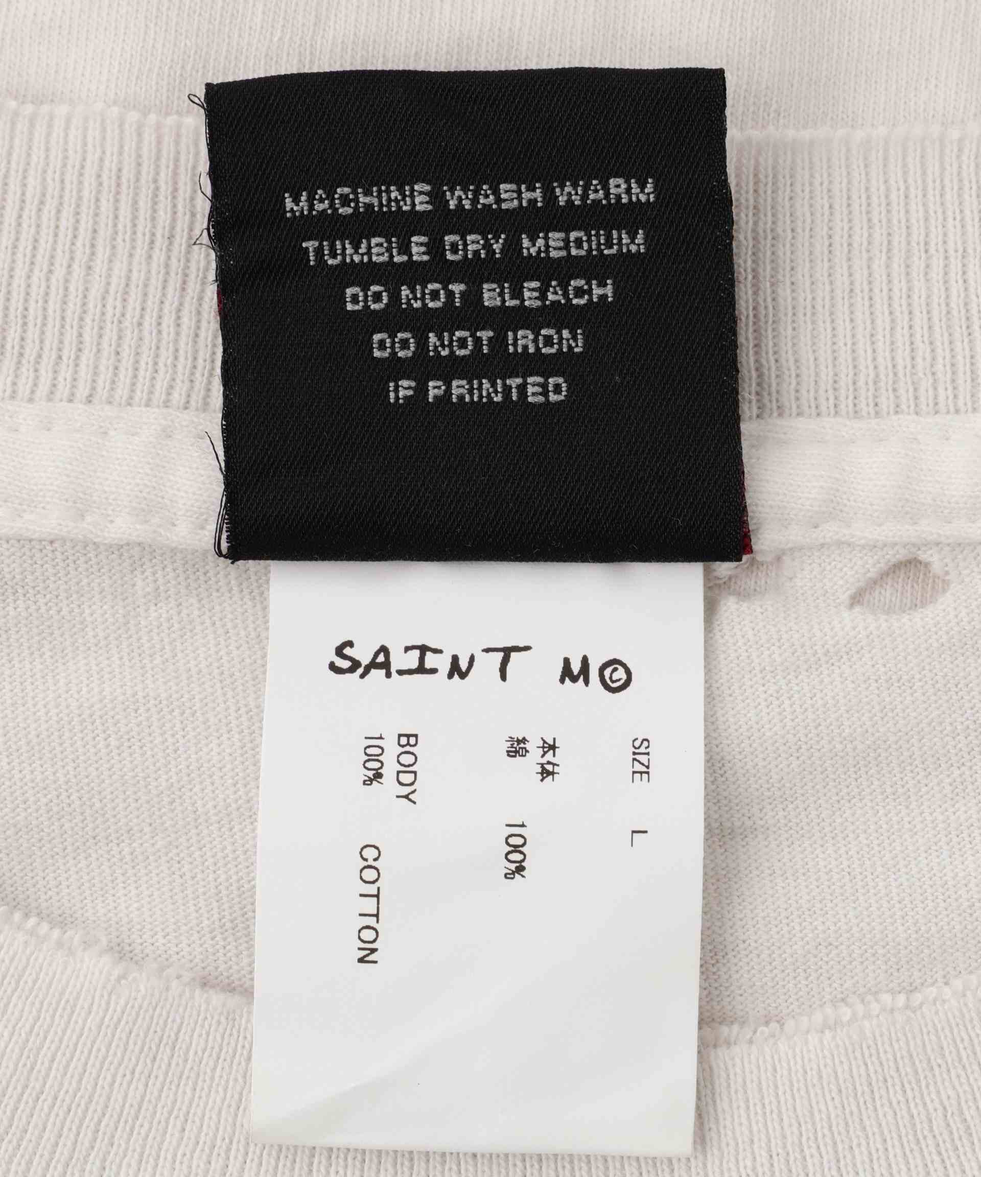 SAINT MICHAEL/セントマイケル/SS TTE SAINT YOU> SELF WHITE ホワイト