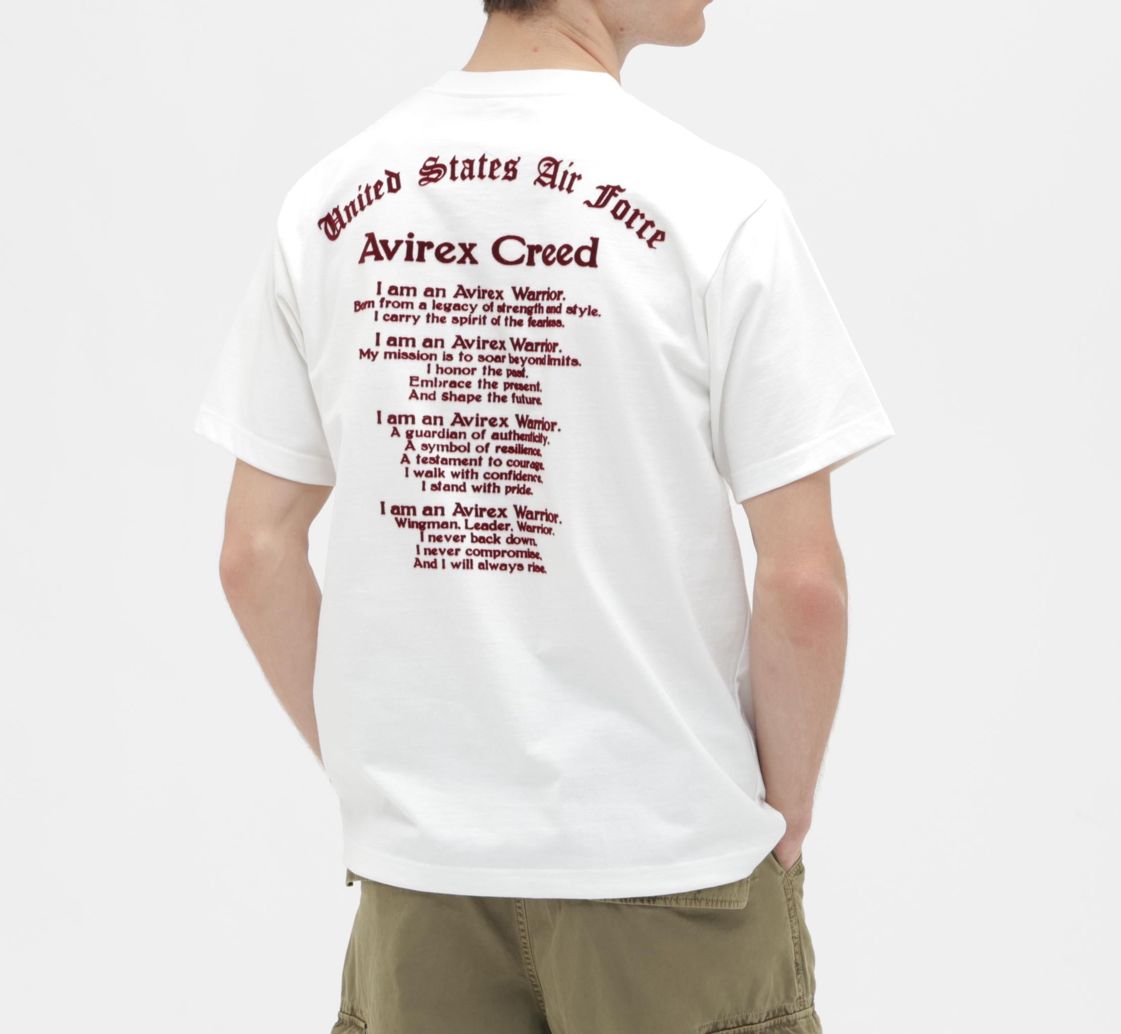 PRINT T-SHIRT ”Avirex Creed” オフホワイト3