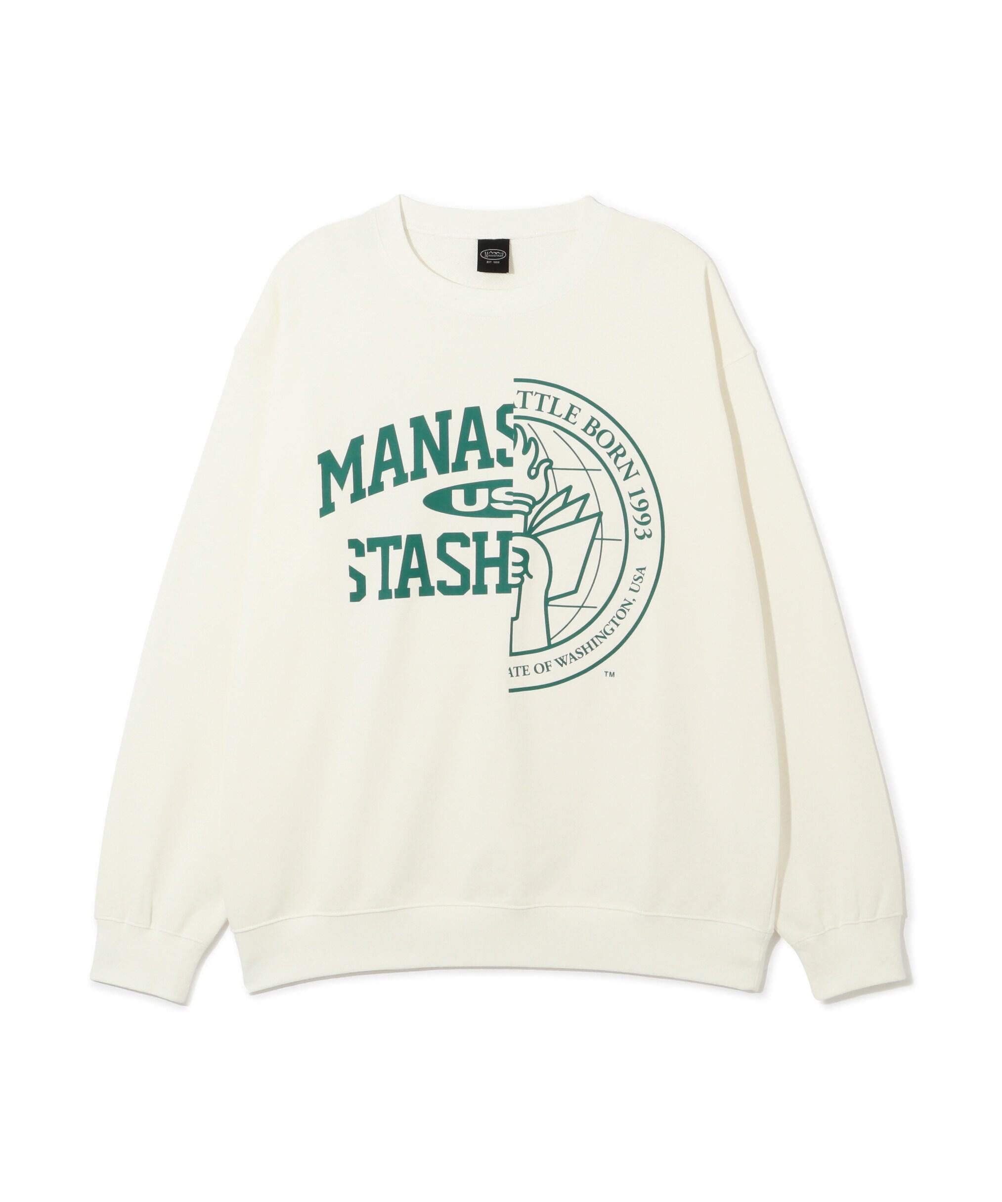 MANASTASH/マナスタッシュ/CiTee SWEAT COLLEGIATE ホワイト