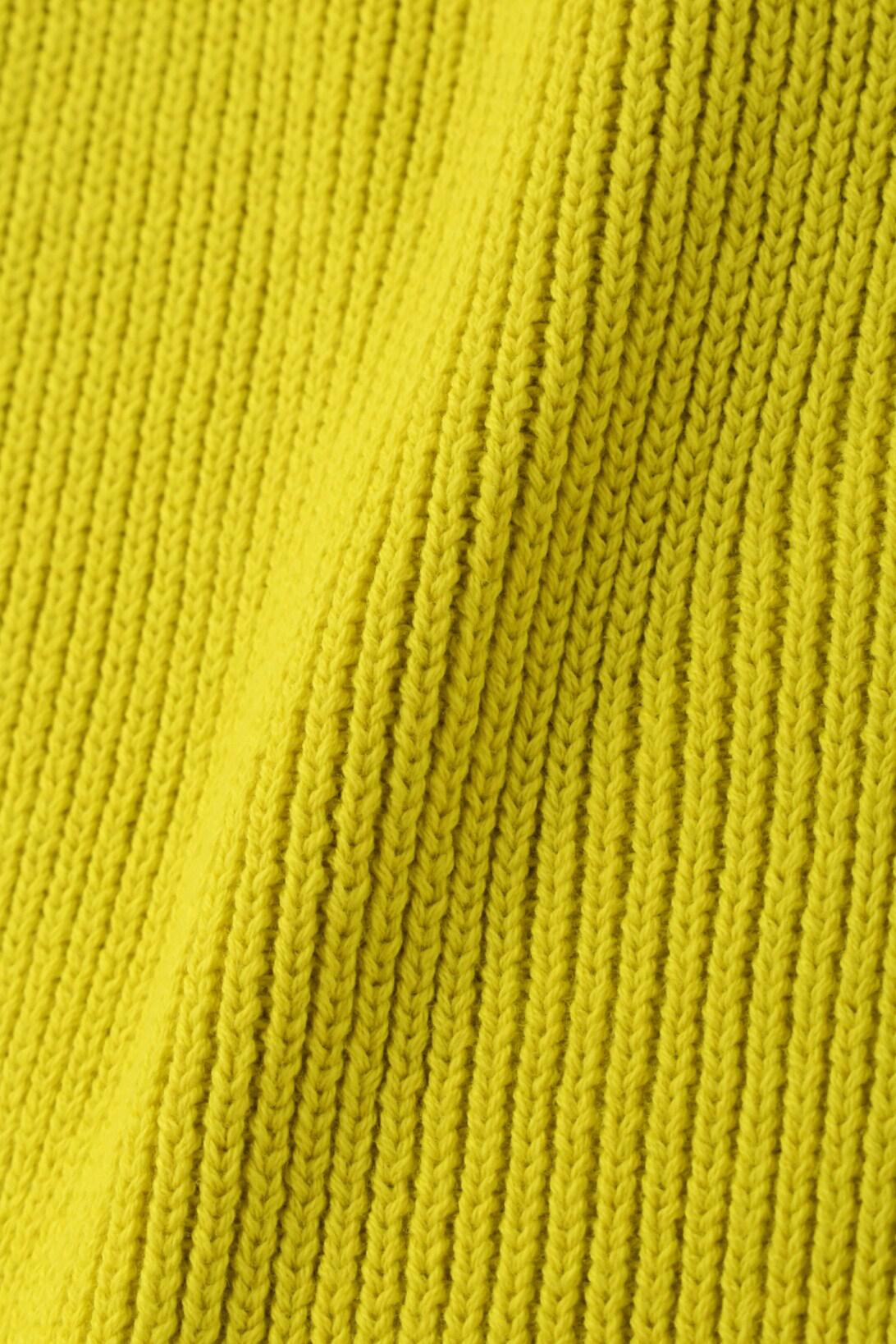 ◆ローゲージコットンアップスカート イエロー