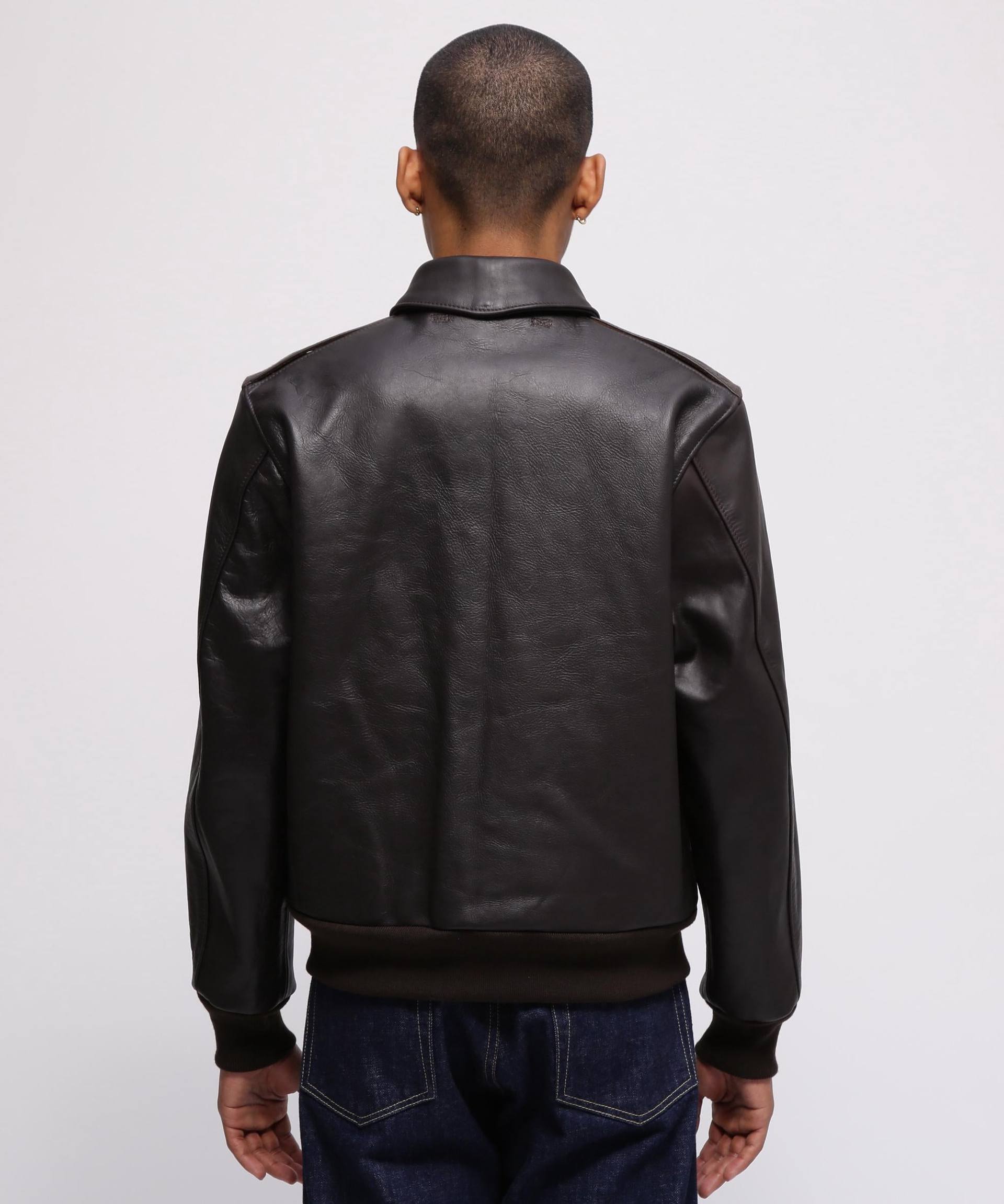 《MADE IN USA》A-2 ダークブラウン3