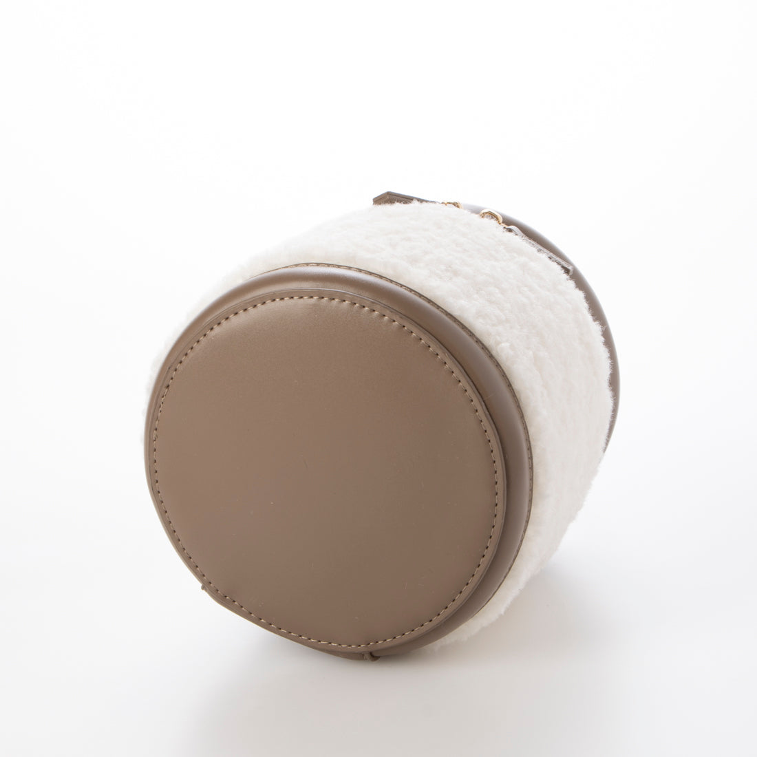 Twelve Agenda 12Twelve Agenda Eco-Fur 2way Circle Vanity Bag