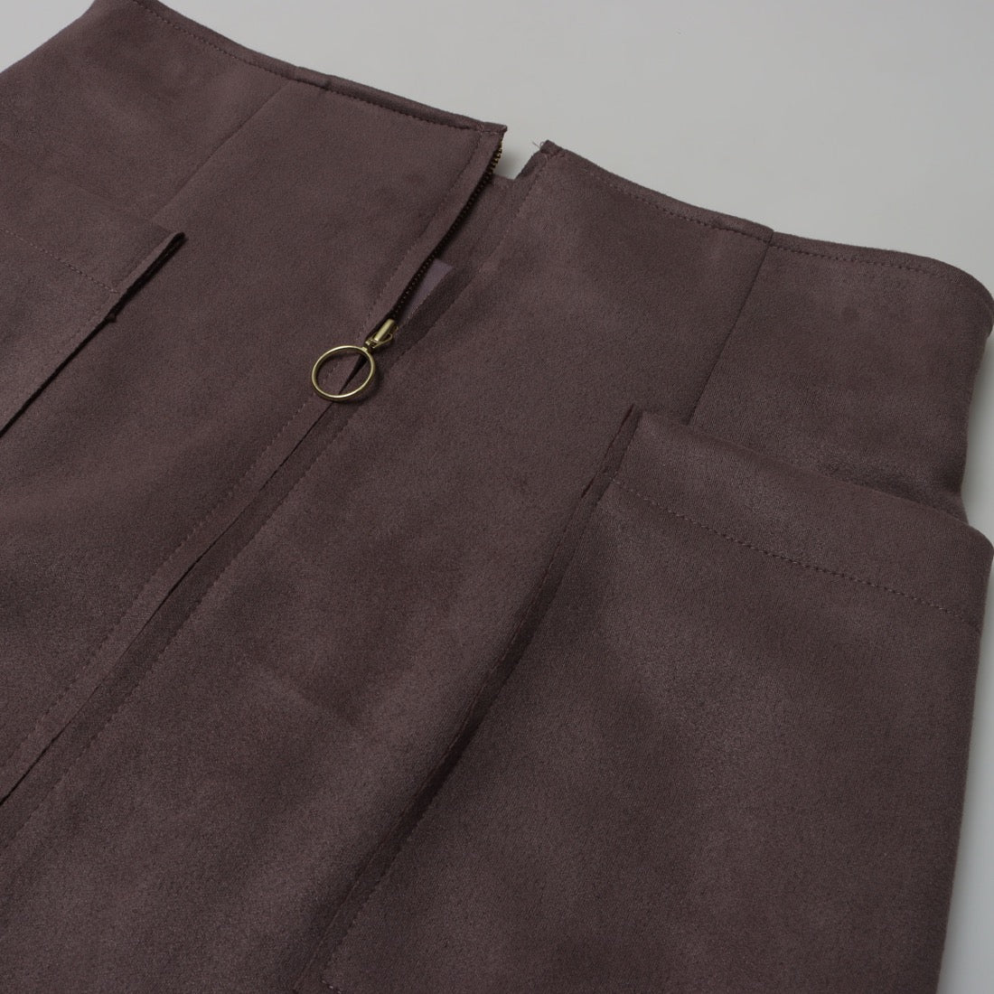 トゥエルブアジェンダ 12Twelve Agenda フェイクスエード両ポケタイトスカート （ピンク） ピンク