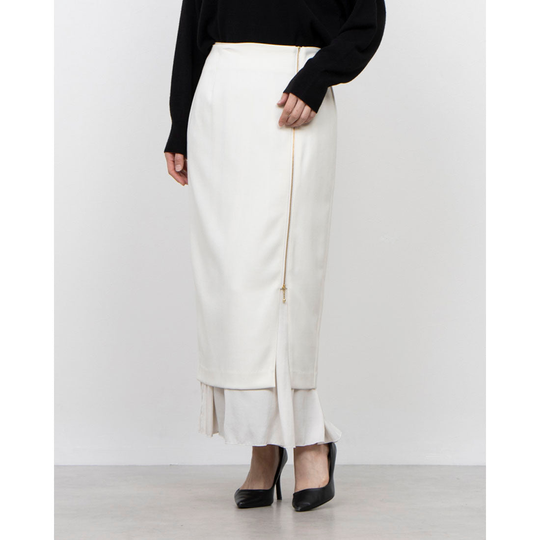 トゥエルブアジェンダ 12Twelve Agenda 3wayスカート （オフホワイト） オフホワイト