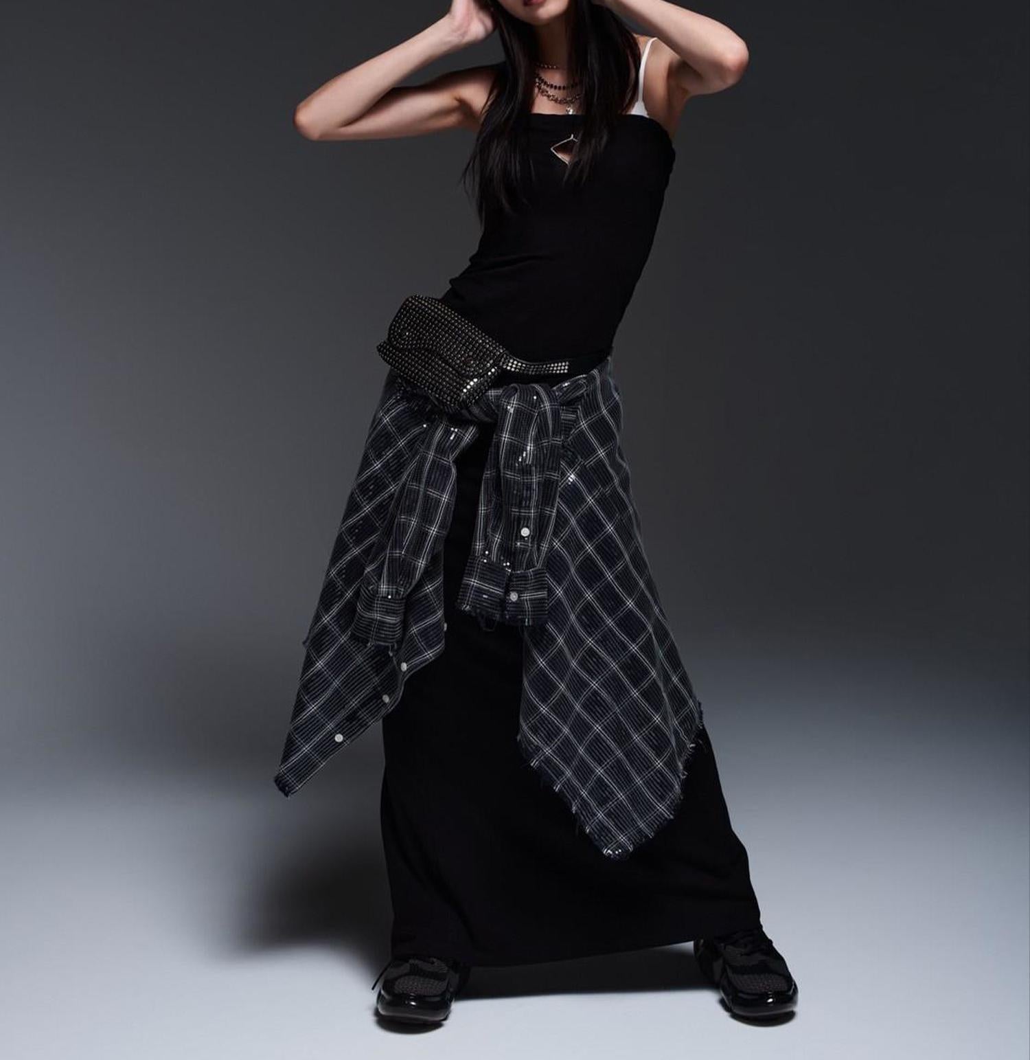 MITSUKI/ミツキ/BUST POINT FIT DRESS ブラック