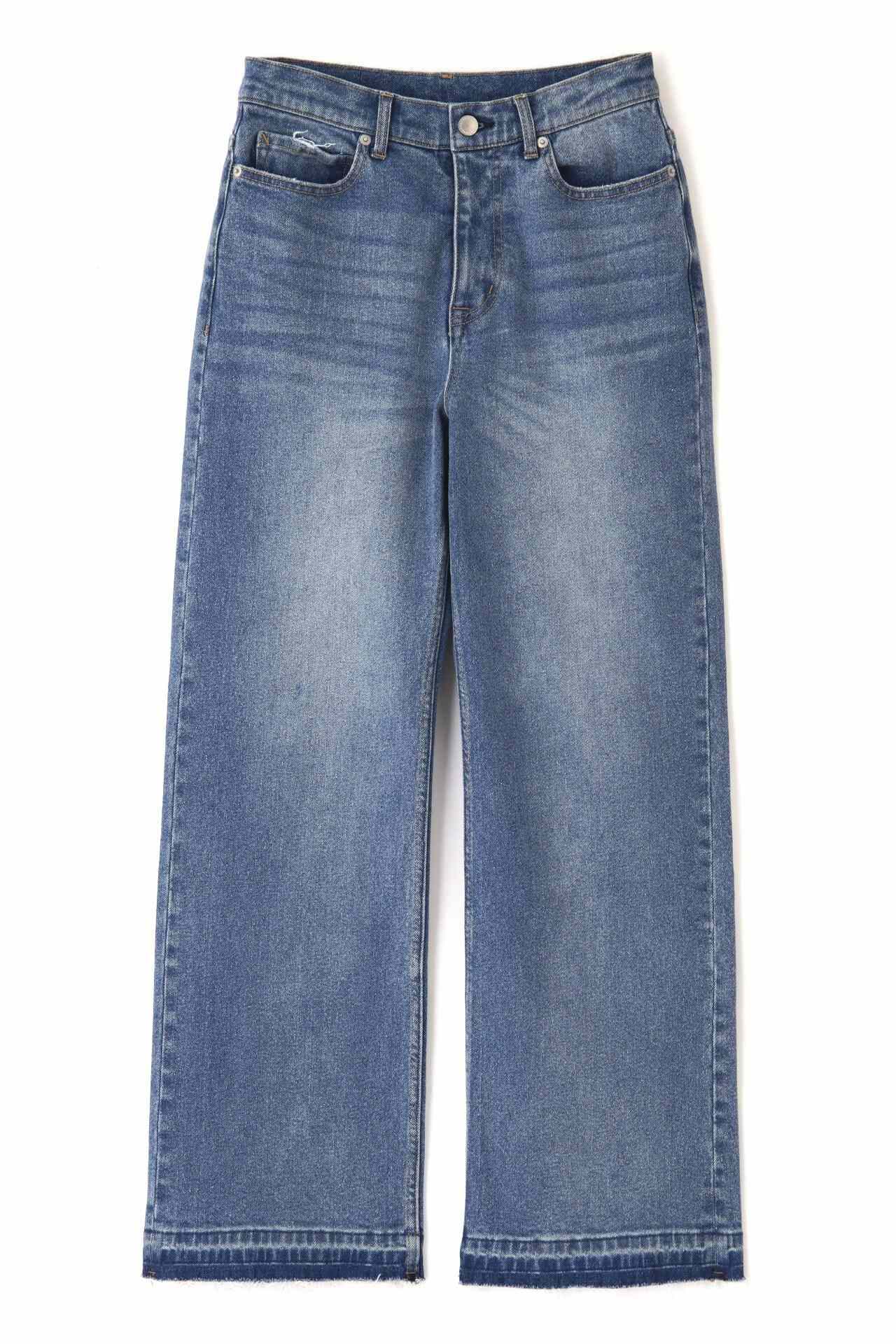 セミワイドデニムパンツ インディゴ