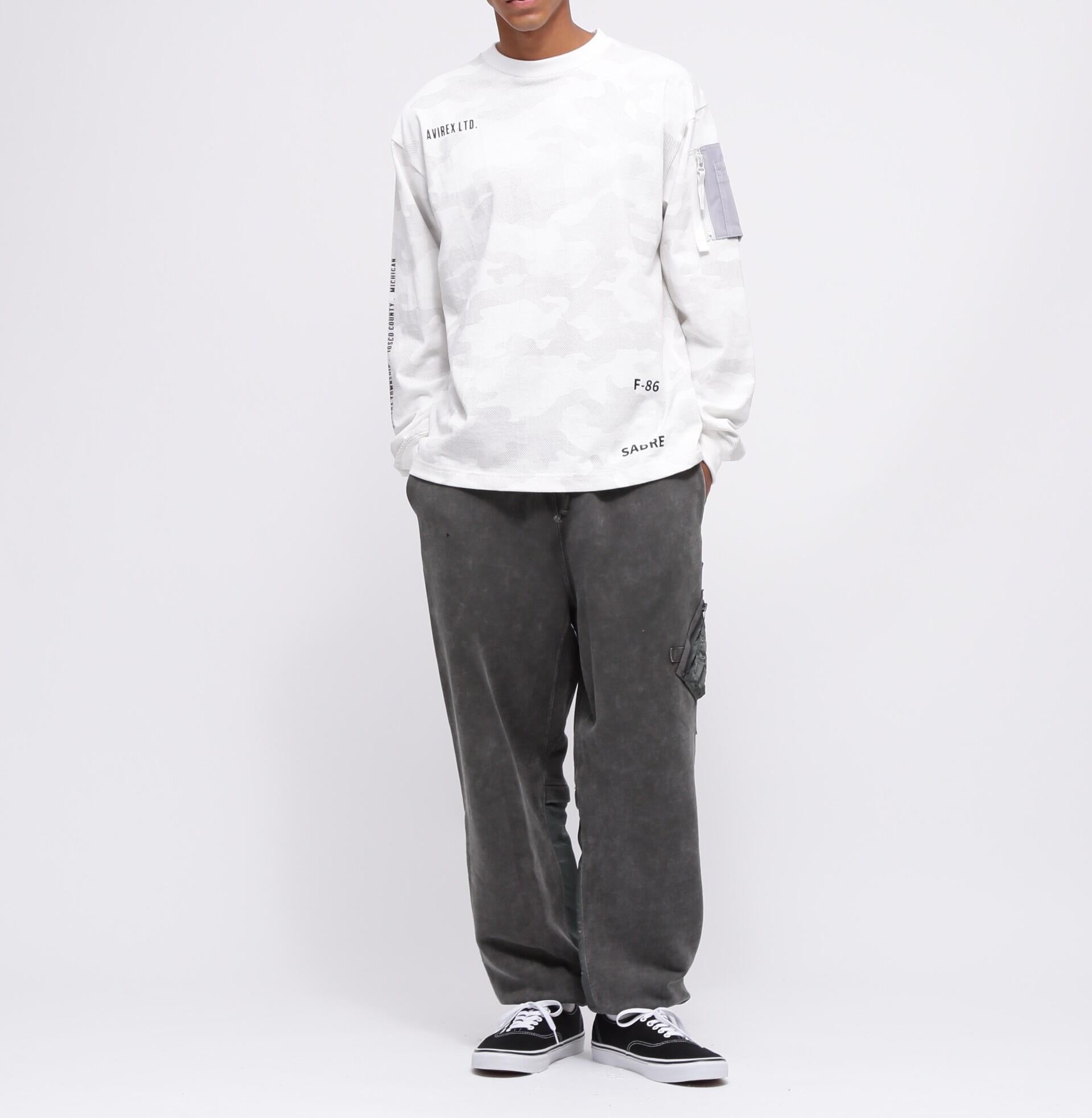 《C>OSSOVE>》CUSTOM SWEAT PANTS / カスタム スウェットパンツ / AVI>EX / アヴィレックス セージ1