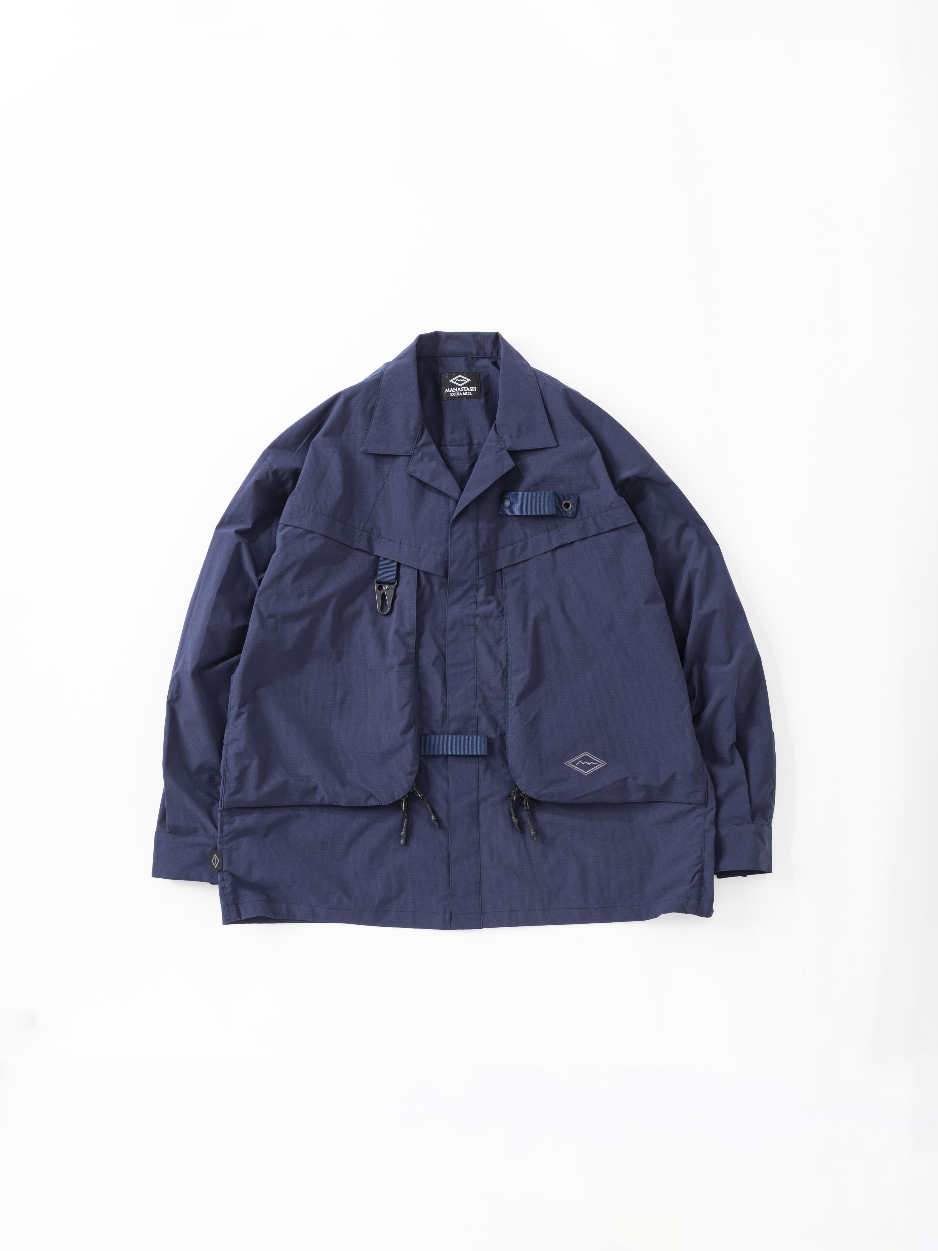 MANASTASH/マナスタッシュ/EXTRA MILE INFINITY SHIRT ネイビー