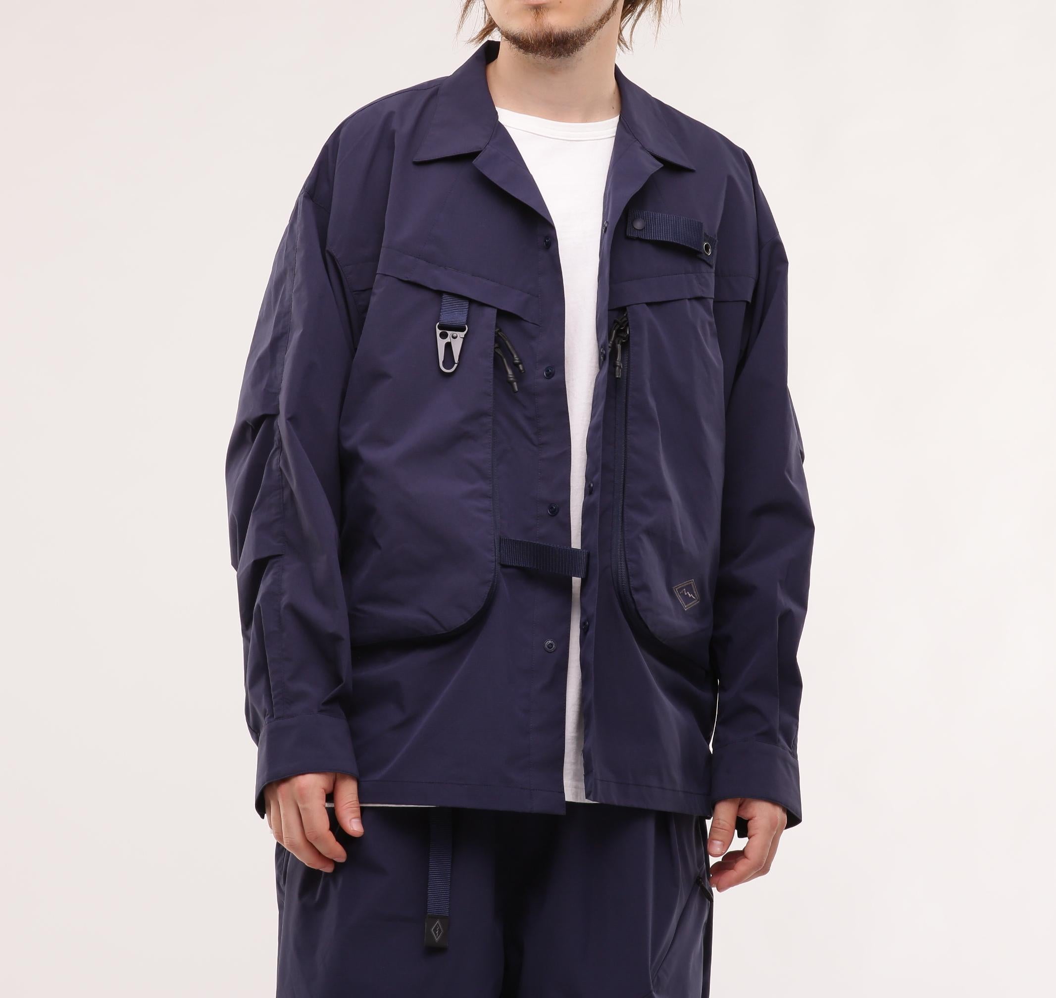 MANASTASH/マナスタッシュ/EXTRA MILE INFINITY SHIRT ネイビー