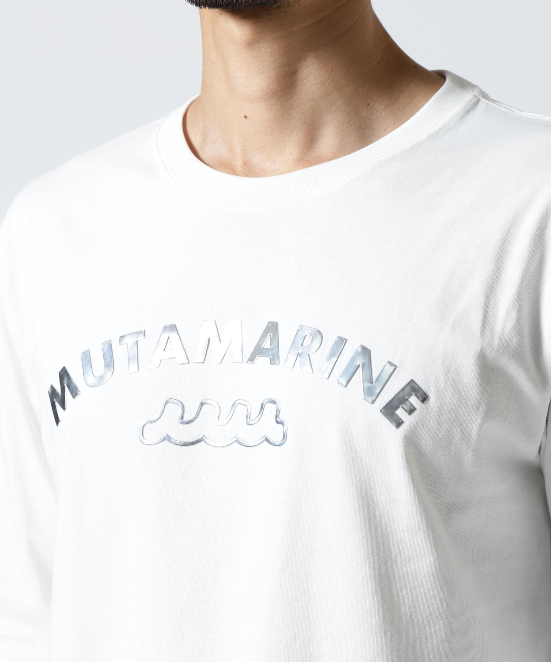 muta MA>INE/ムータ マリン/別注Metal MA>INE LS TEE ホワイト