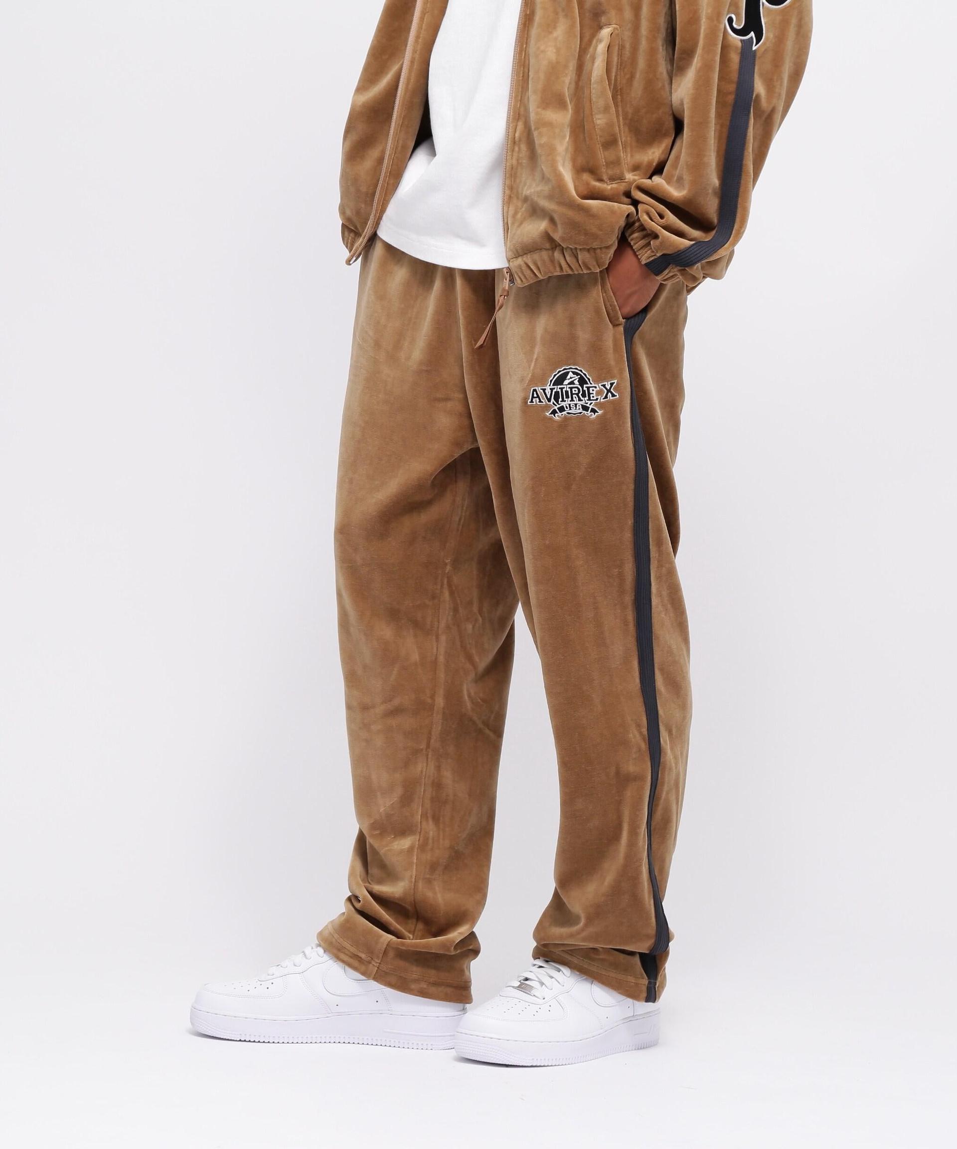 《WER&DEPOT限定》VELOU> T>ACK PANTS / ベロア トラックパンツ キャメル6