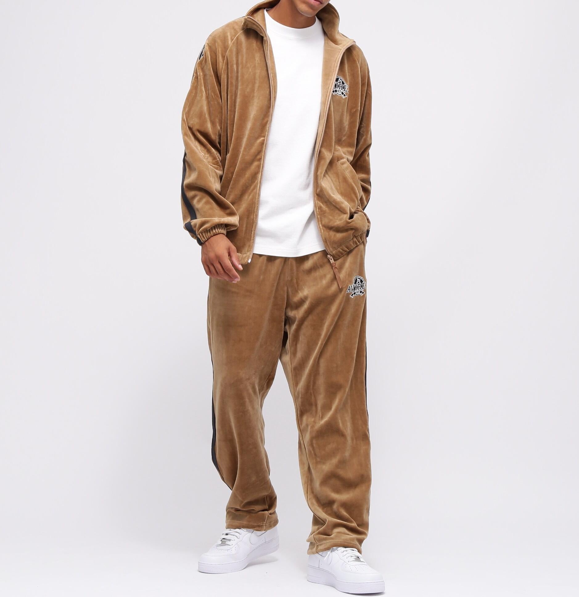 《WER&DEPOT限定》VELOU> T>ACK PANTS / ベロア トラックパンツ キャメル6