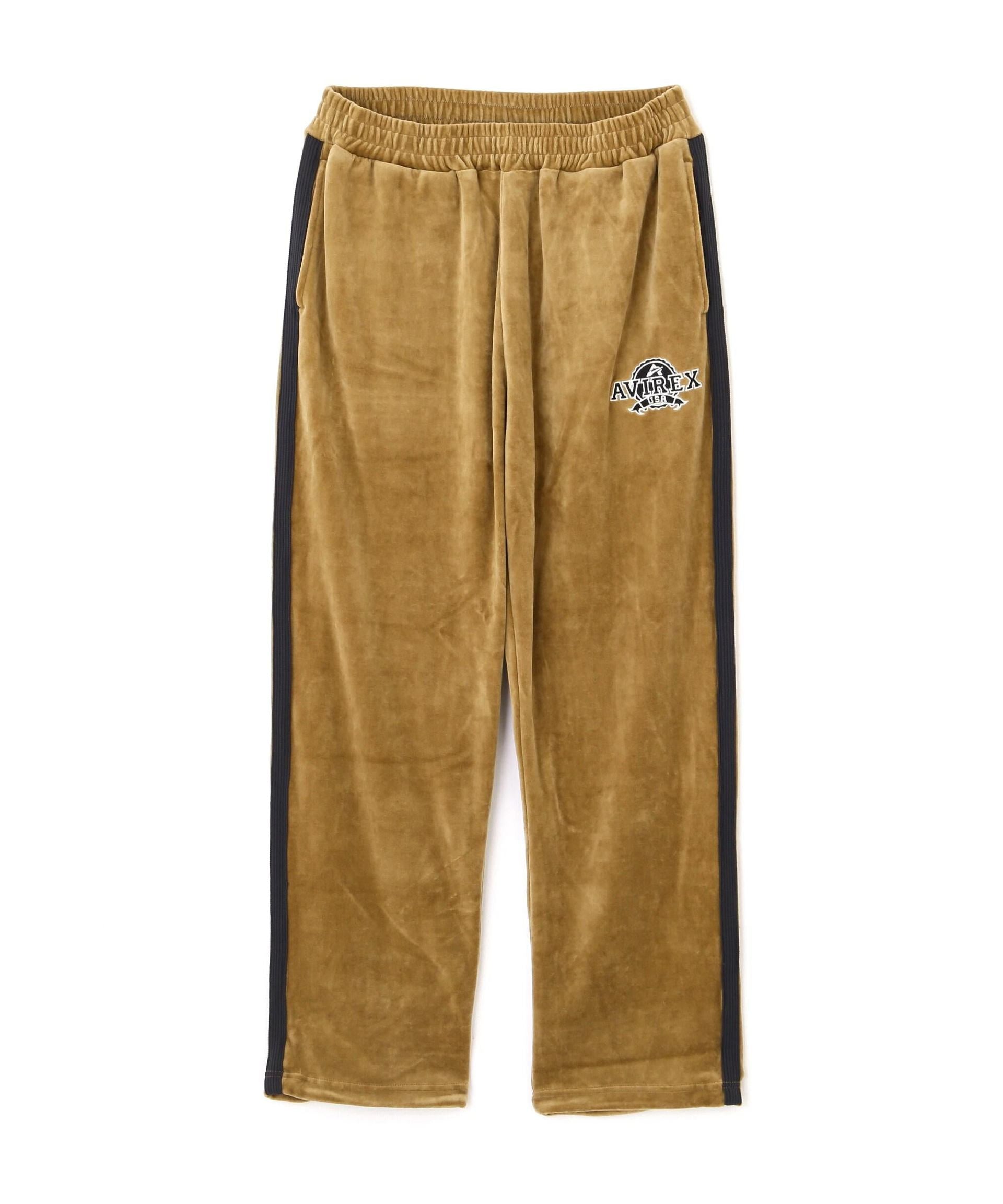 《WER&DEPOT限定》VELOU> T>ACK PANTS / ベロア トラックパンツ キャメル6