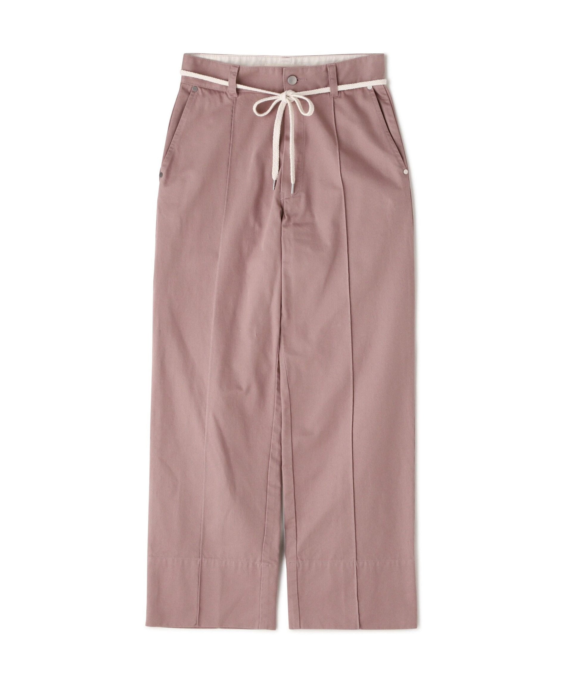 VOLTAGE CONT>OL FILTE>/ヴォルテージコントロールフィルター/PIN TUCK LOOSE CHINO ピンク