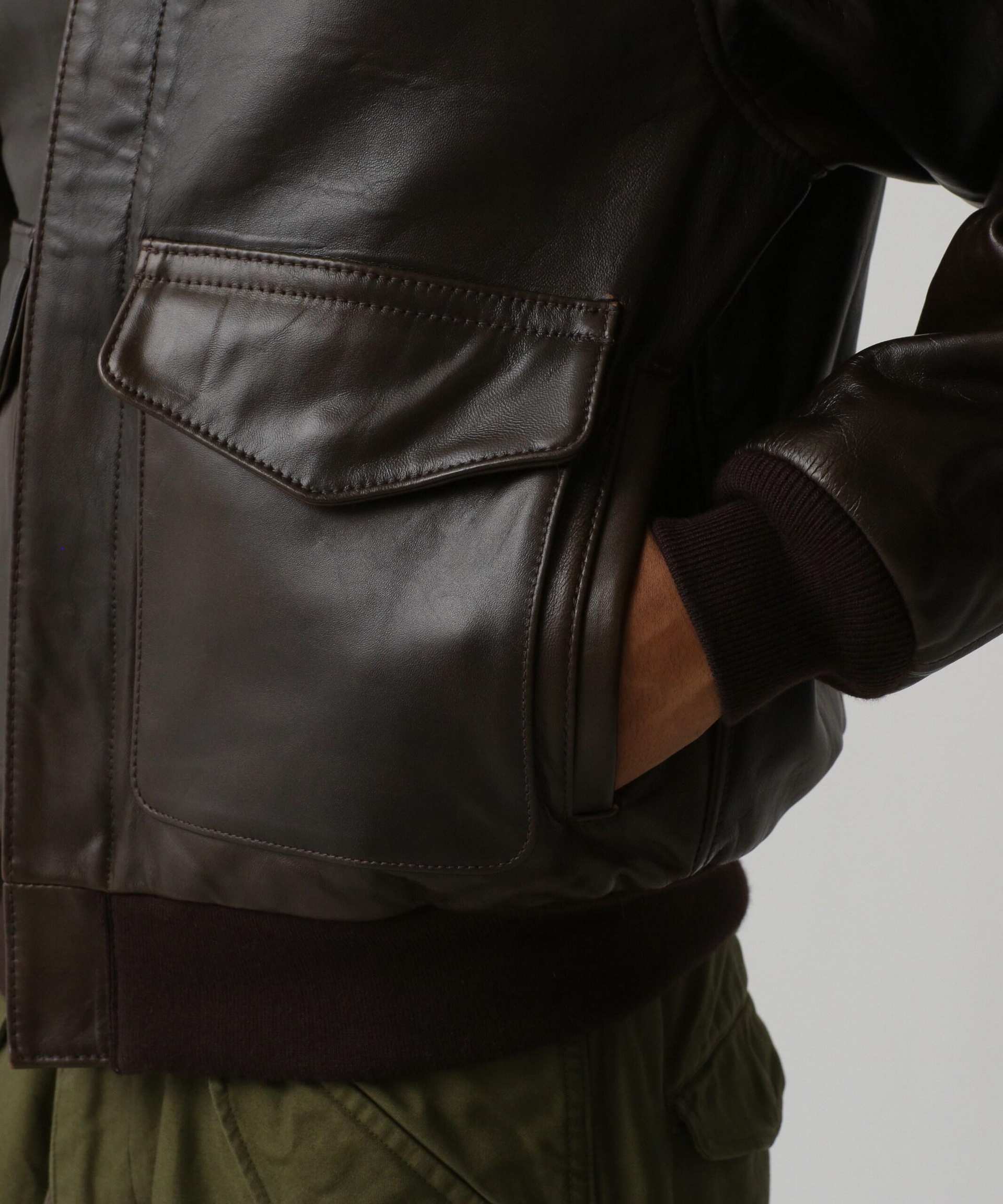 A-2 Flight Jacket Antique Lamb / A-2 Flight Jacket Antique Lamb / AVIR
