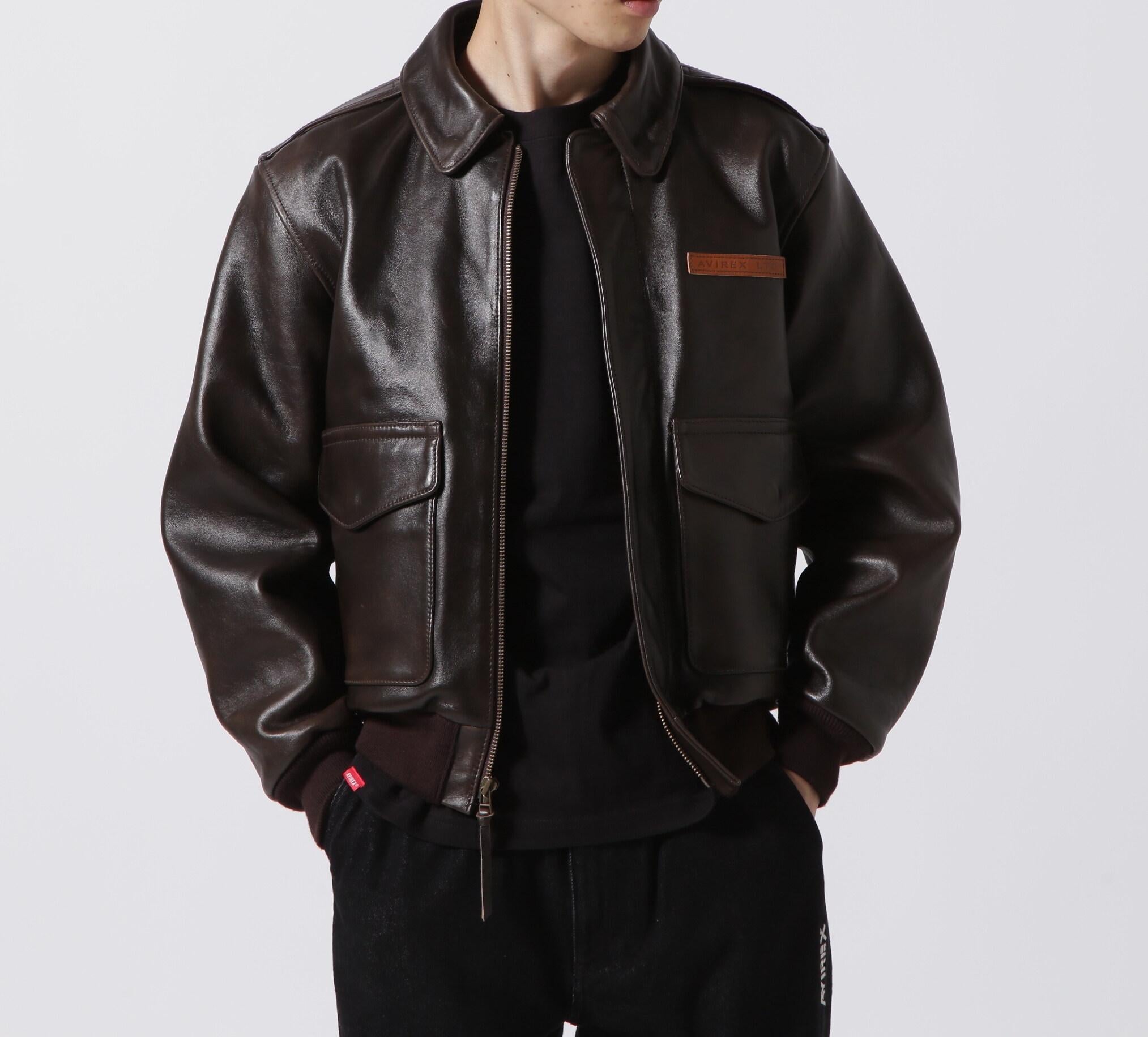 A-2 Flight Jacket Antique Lamb / A-2 Flight Jacket Antique Lamb / AVIR