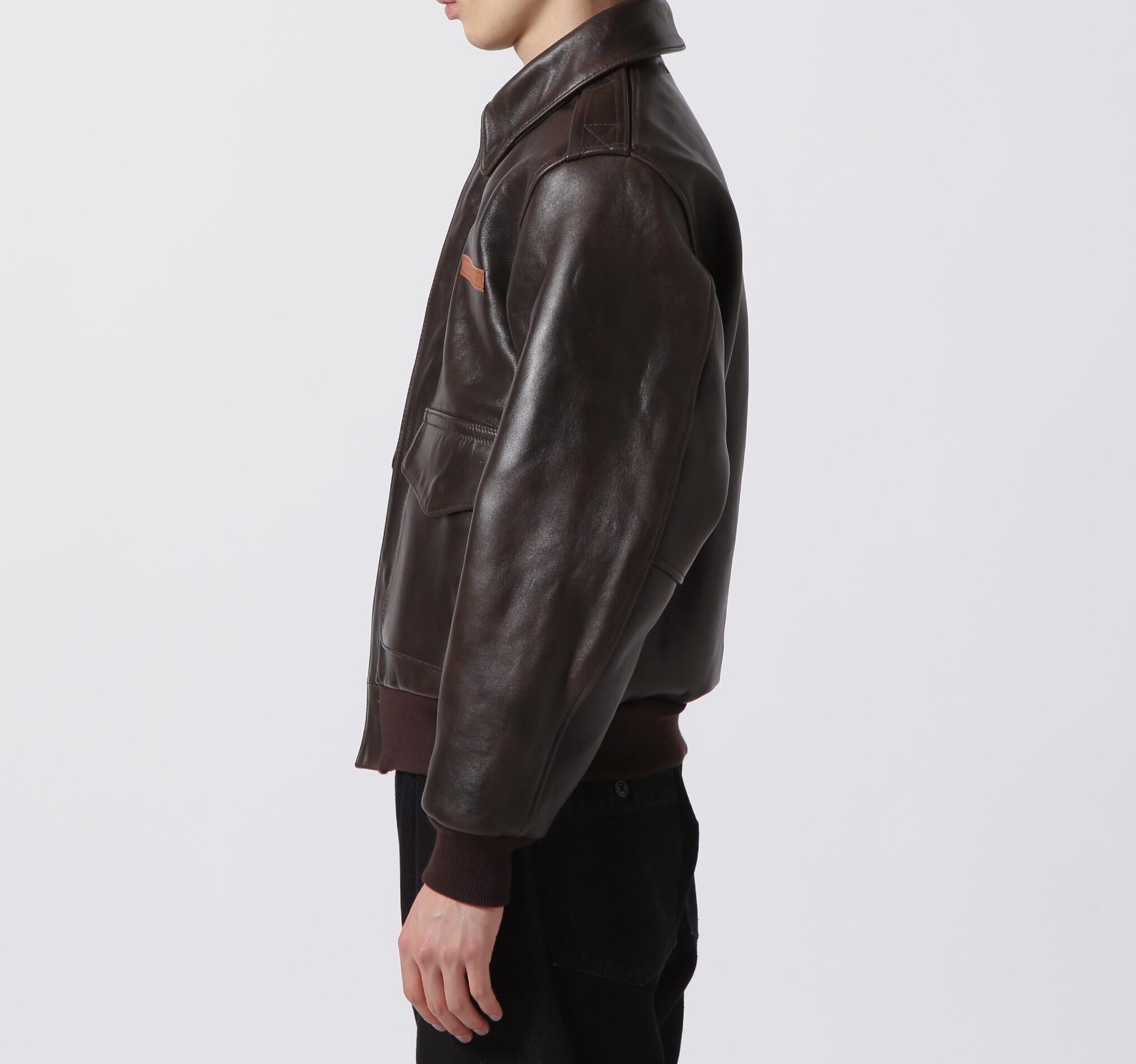 A-2 Flight Jacket Antique Lamb / A-2 Flight Jacket Antique Lamb / AVIR
