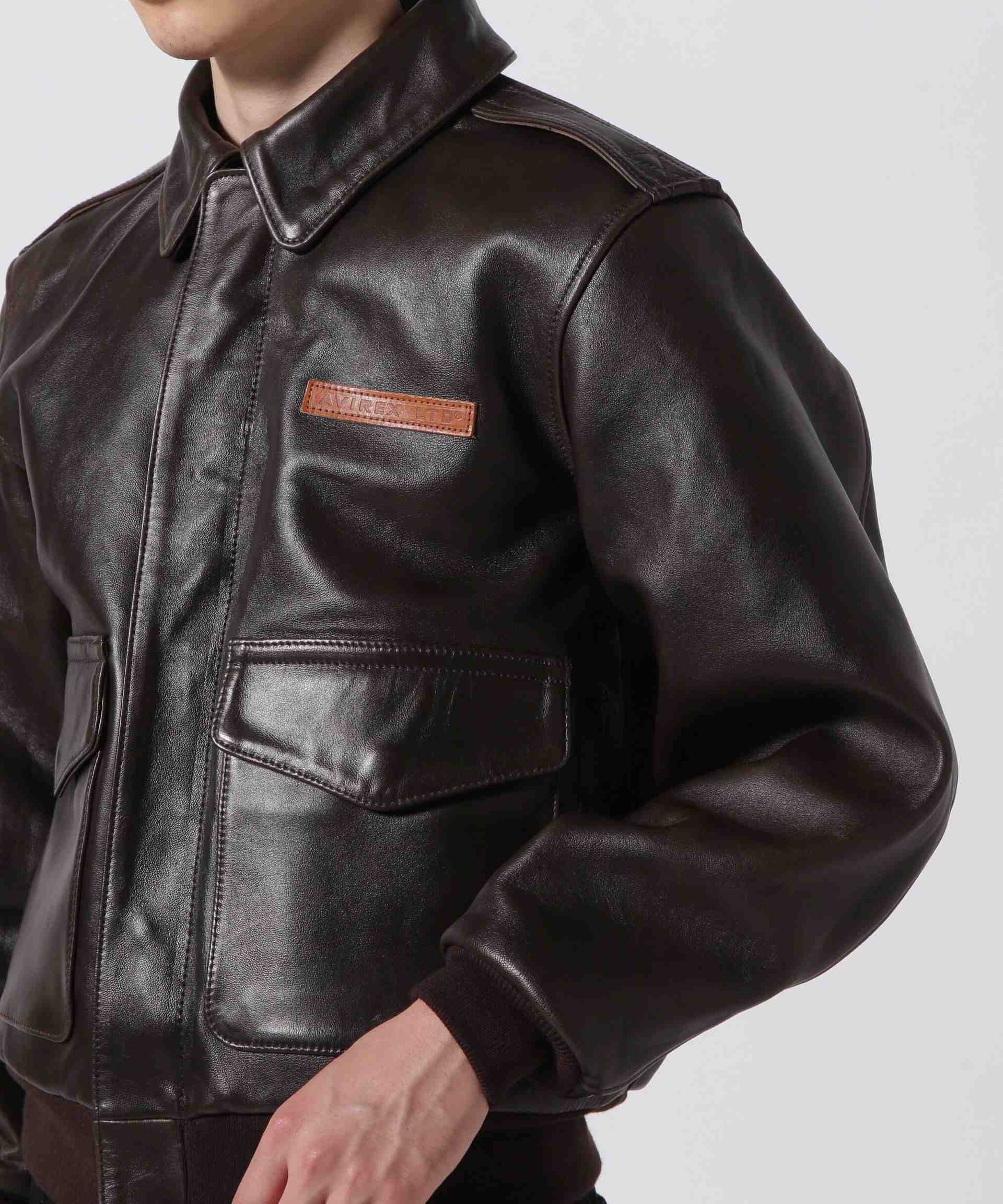 A-2 Flight Jacket Antique Lamb / A-2 Flight Jacket Antique Lamb / AVIR