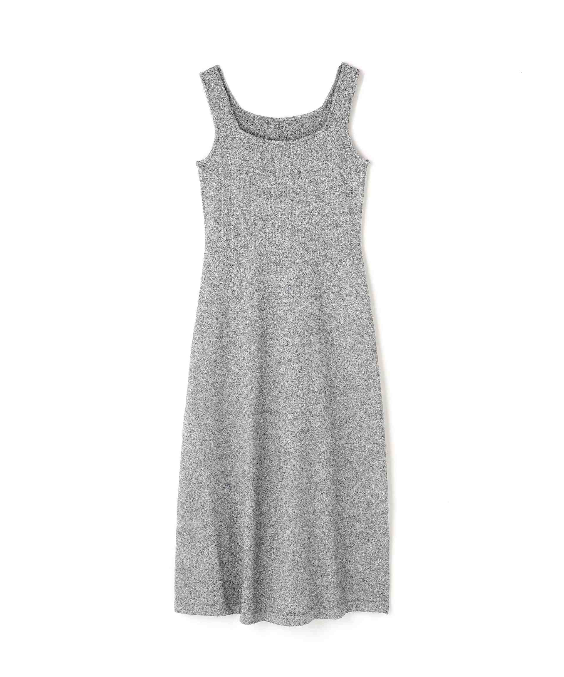 ショートボレロセットニットワンピース ブラックミックス2