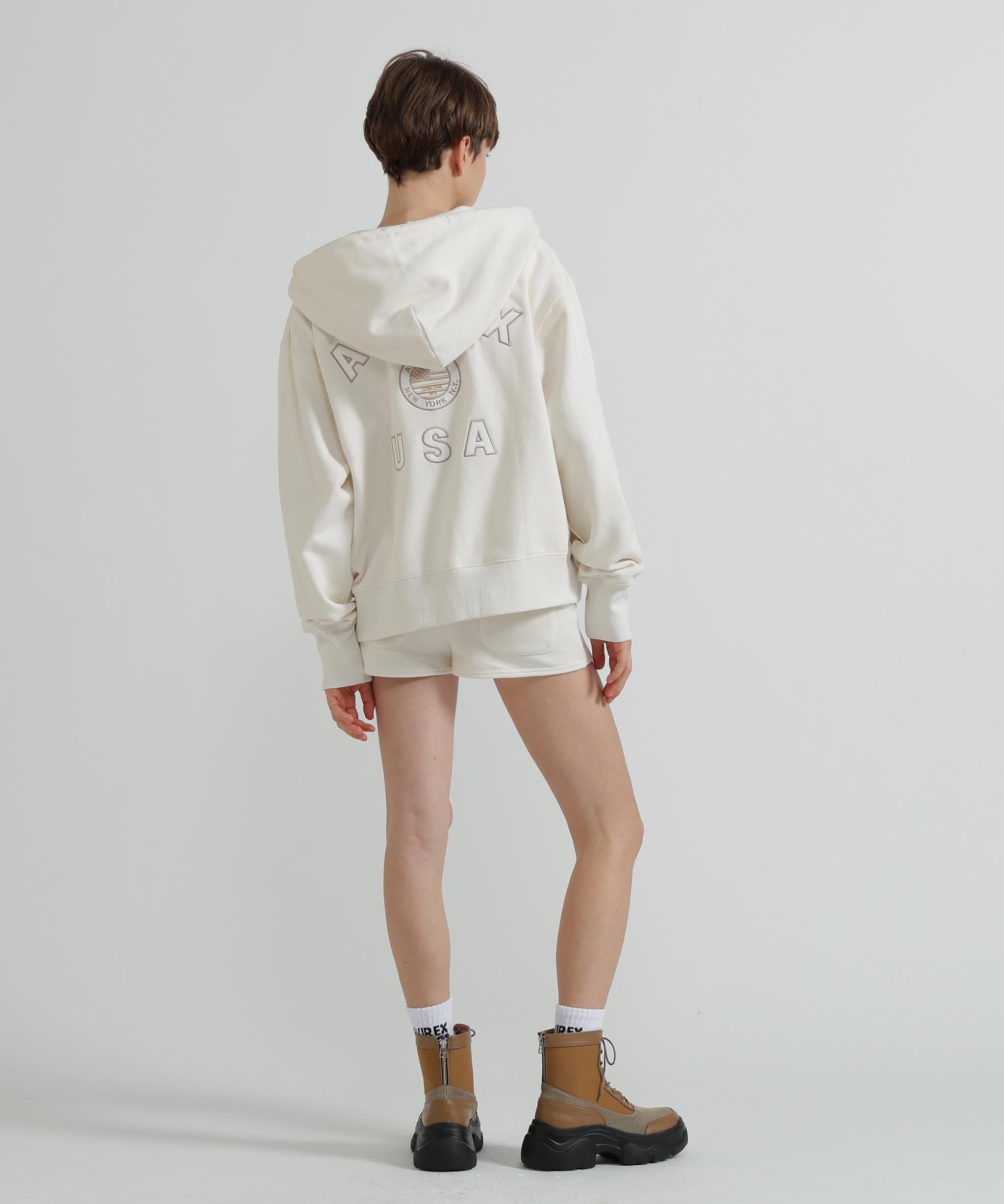 《WOMAN/直営店限定》VARSITY FLAG PARKA オフホワイト3
