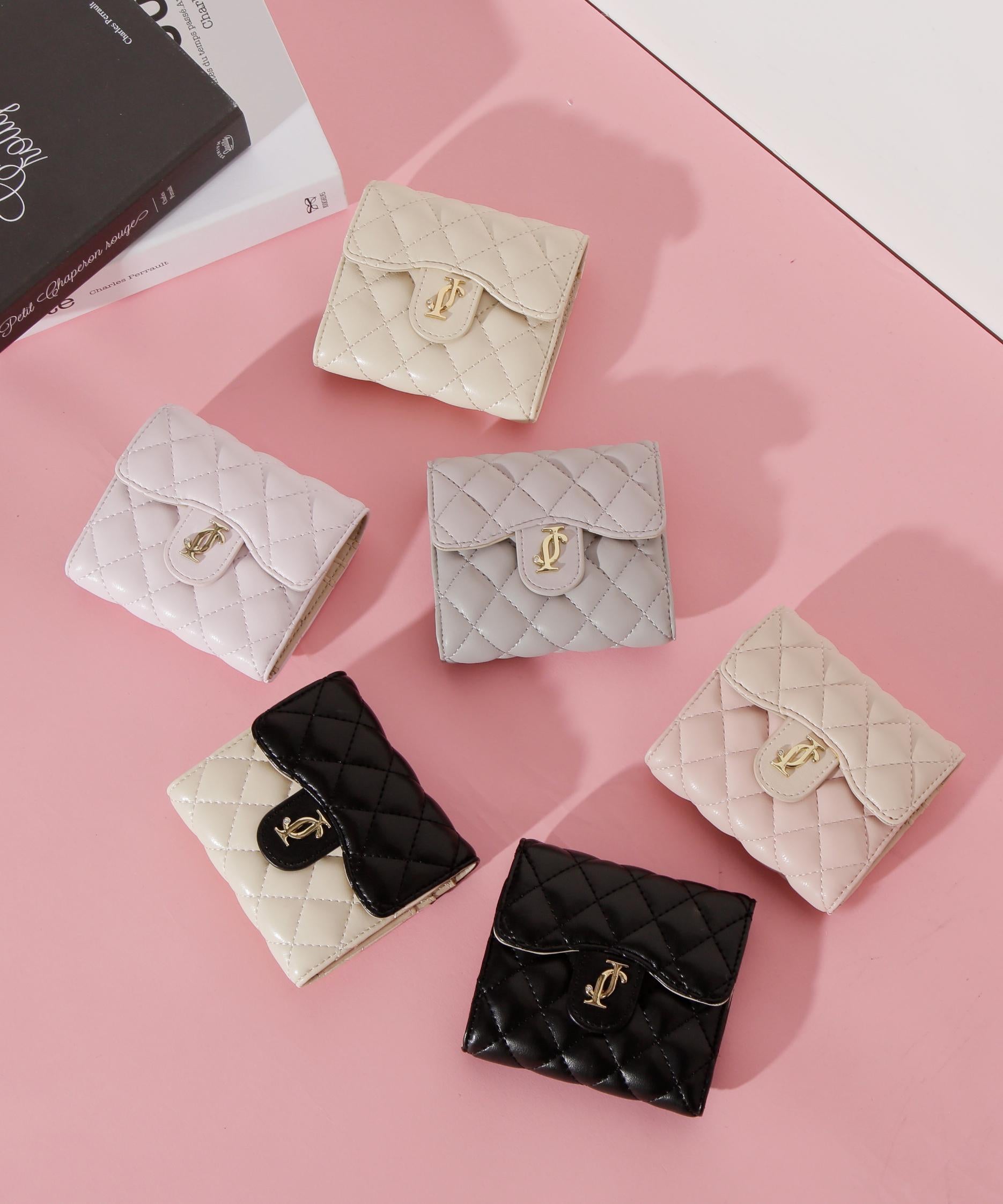 クロスJキルトウォレットシリーズ ミニ財布 ホワイト