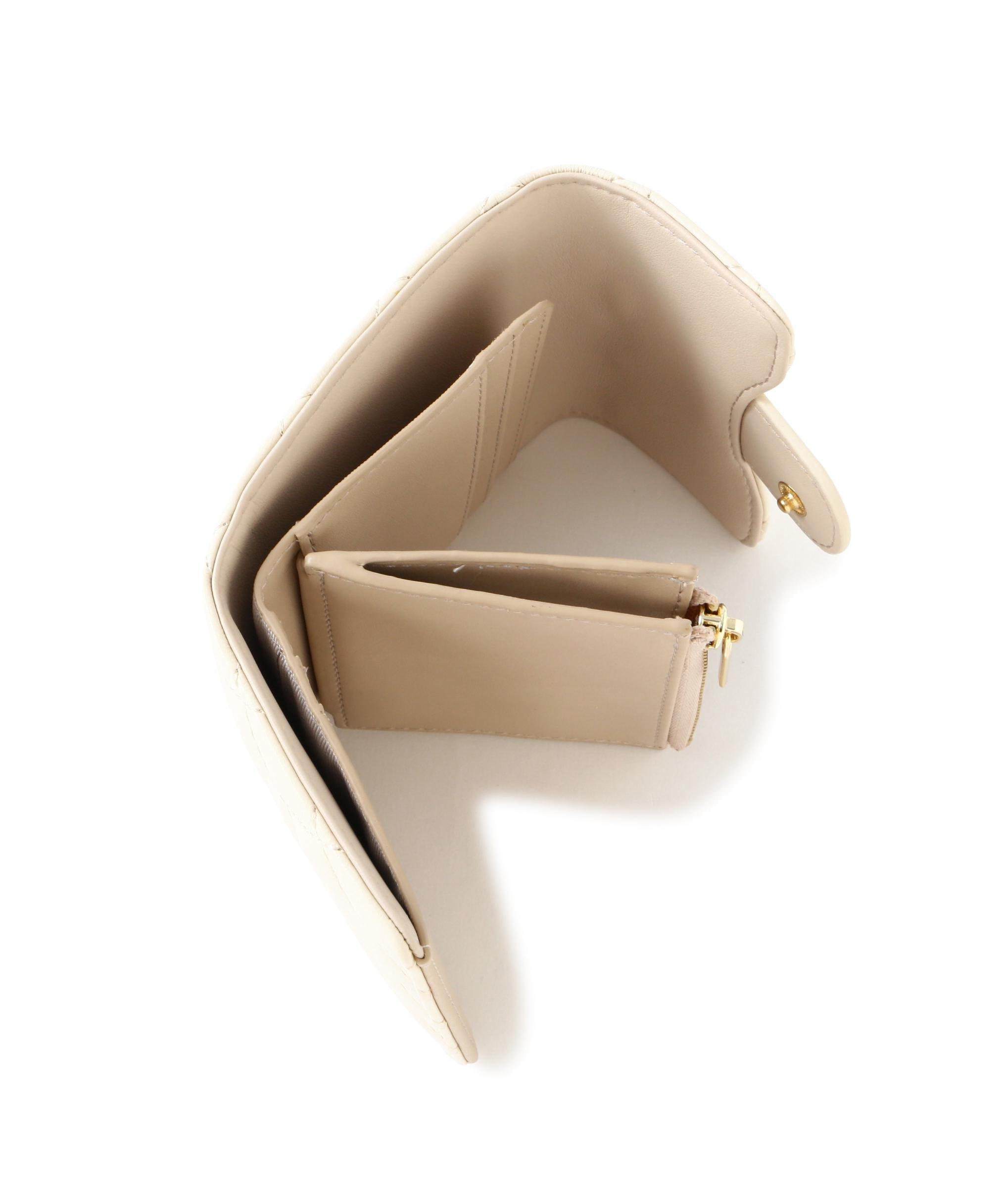 クロスJキルトウォレットシリーズ ミニ財布 ホワイト