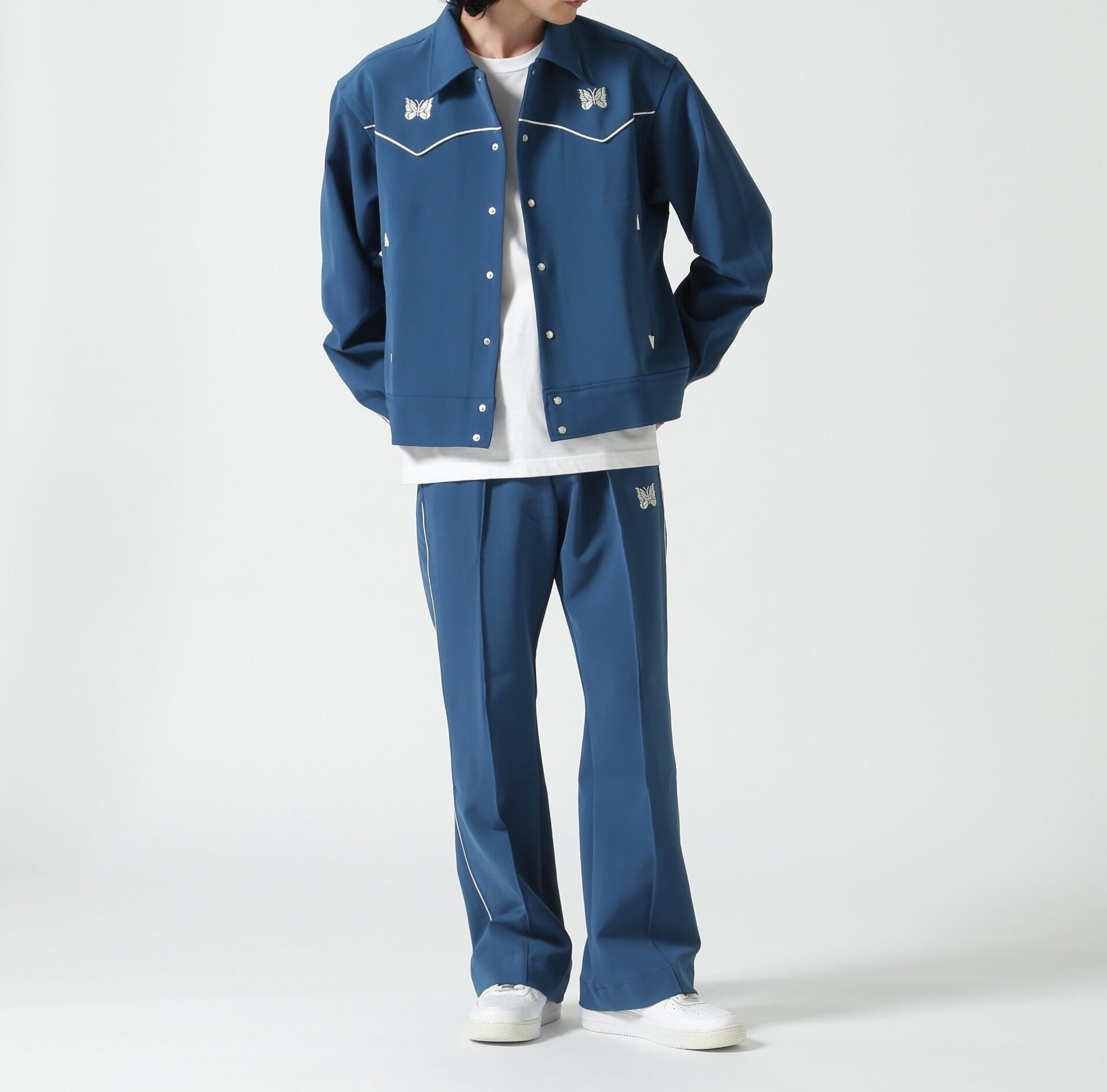 Needles Piping Cowboy Jacket Lサイズ ブルー Needles Piping Cowboy Jacket - Double Cloth