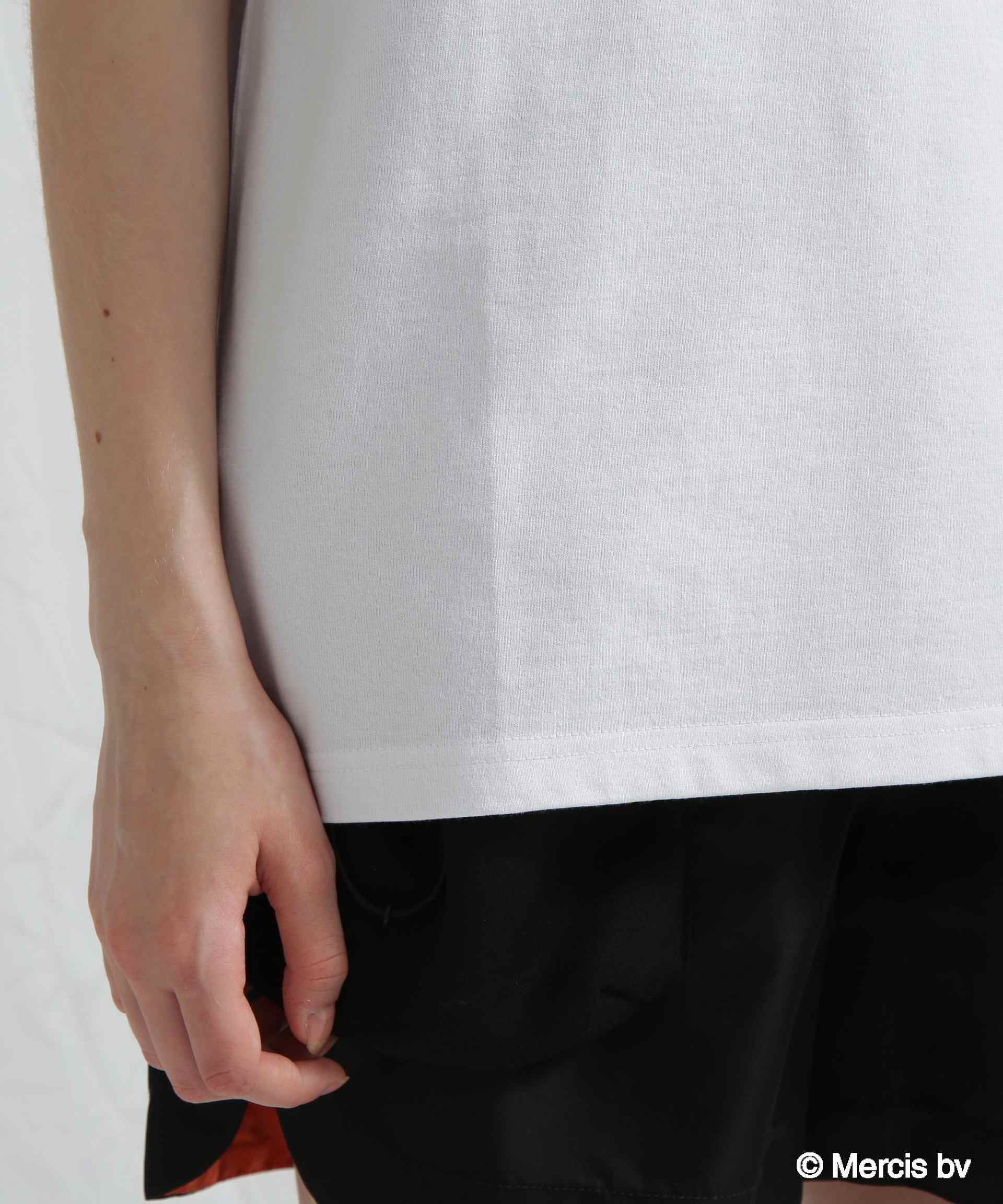 《AVI>EX×miffy》WER限定 EMR>OIDE>Y T-SHI>T/アヴィレックス×ミッフィー 刺繍Tシャツ ホワイト