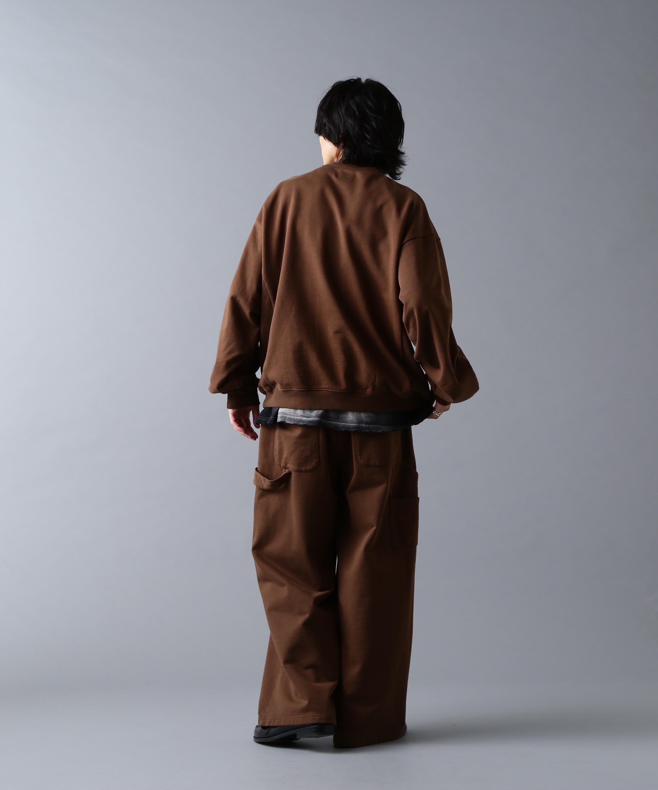 DankeSchon/ダンケシェーン/480HW SWEAT CREWNECK ブラウン