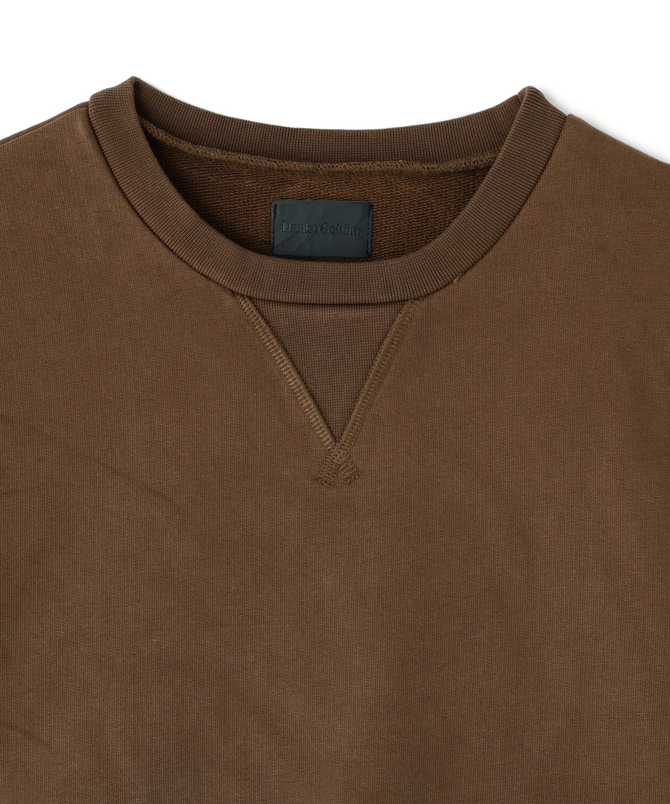 DankeSchon/ダンケシェーン/480HW SWEAT CREWNECK ブラウン